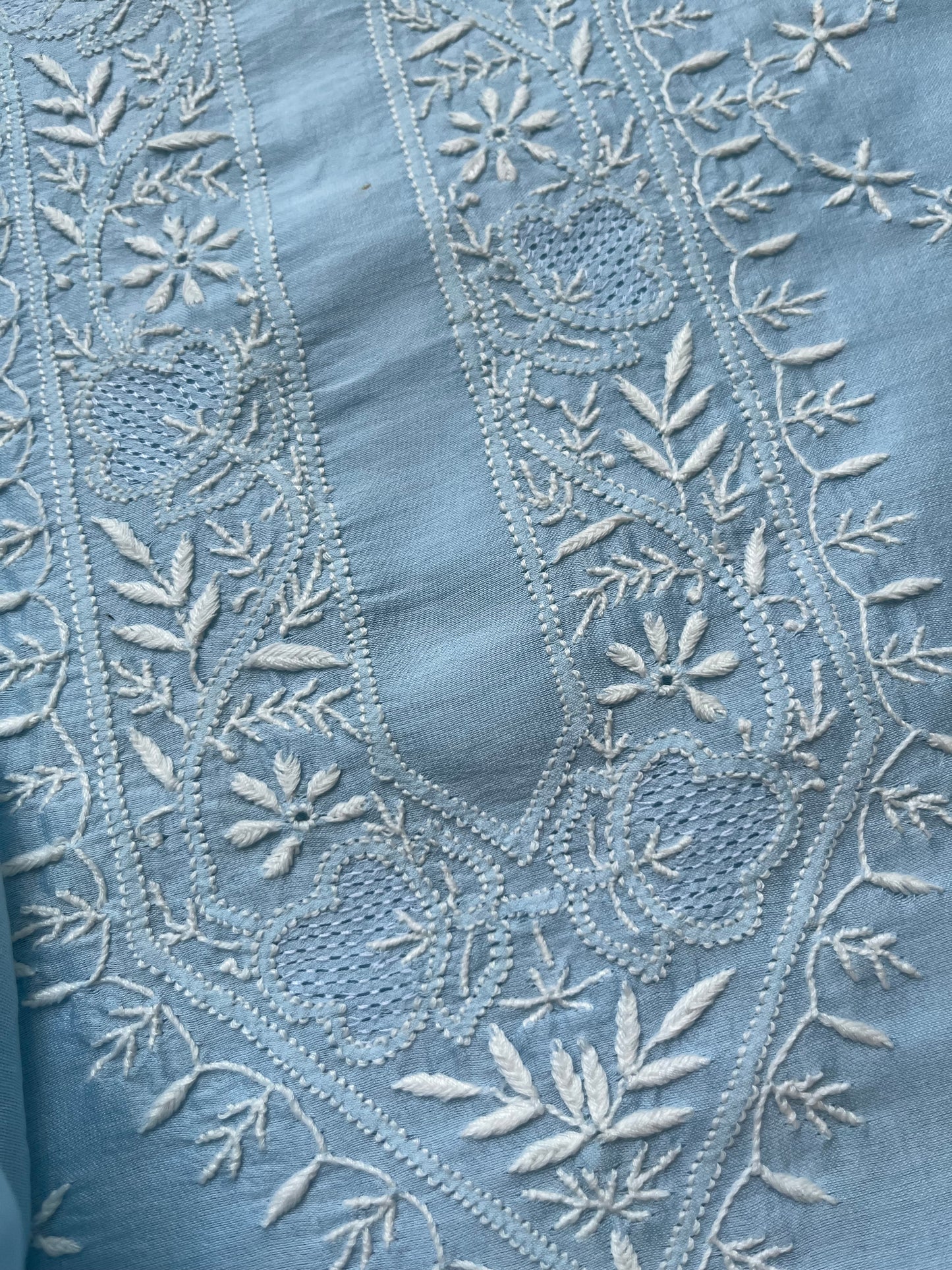 Chanderi Chikankari Kurta Dupatta