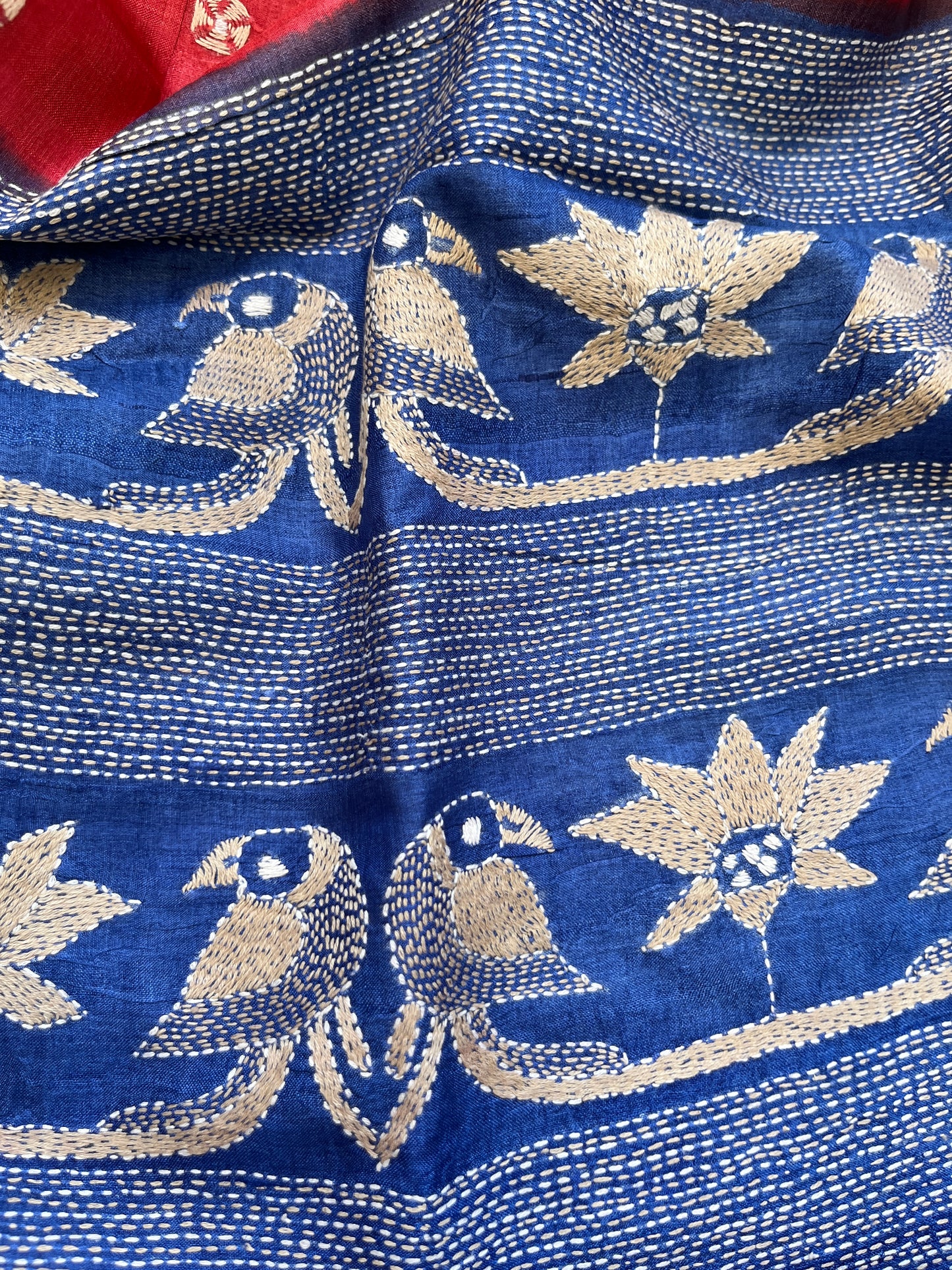 Silk Kantha Dupatta