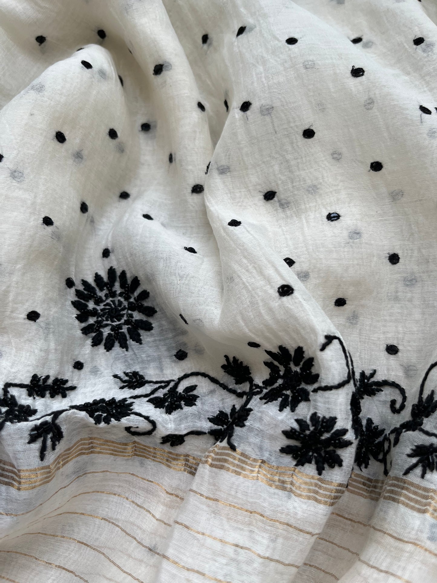 Chanderi Chikankari Kurta Dupatta