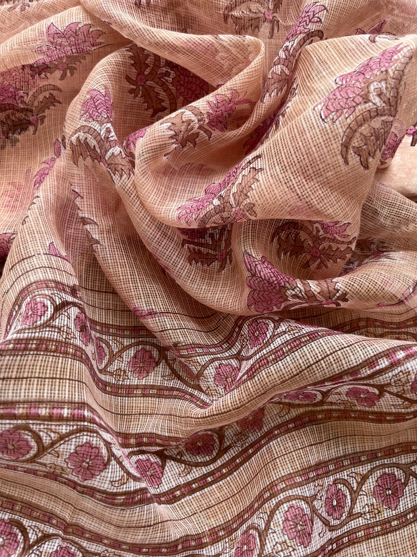 Chanderi kurta Kota Dupatta