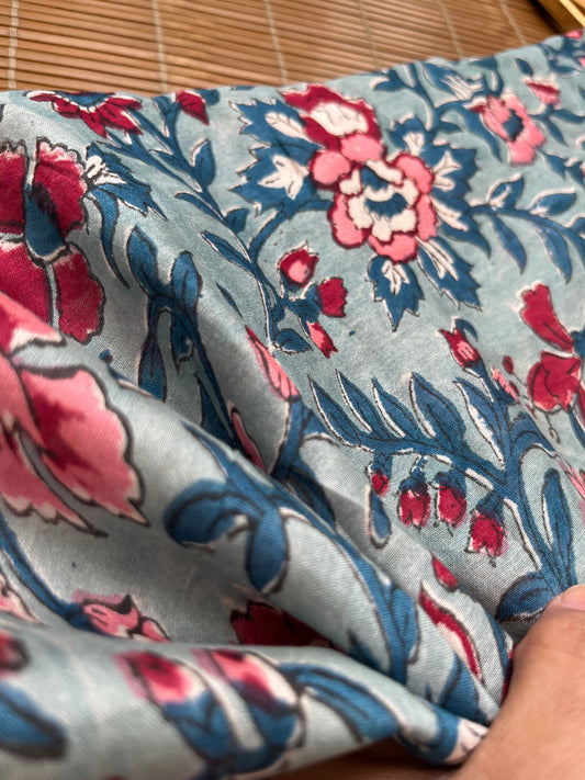 Chanderi kurta fabric