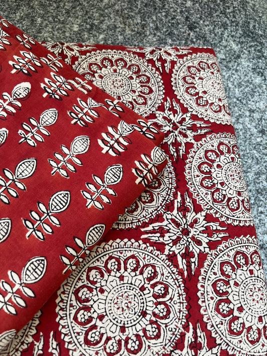 Kurta Bottom Co-Ord Set (Block Print)