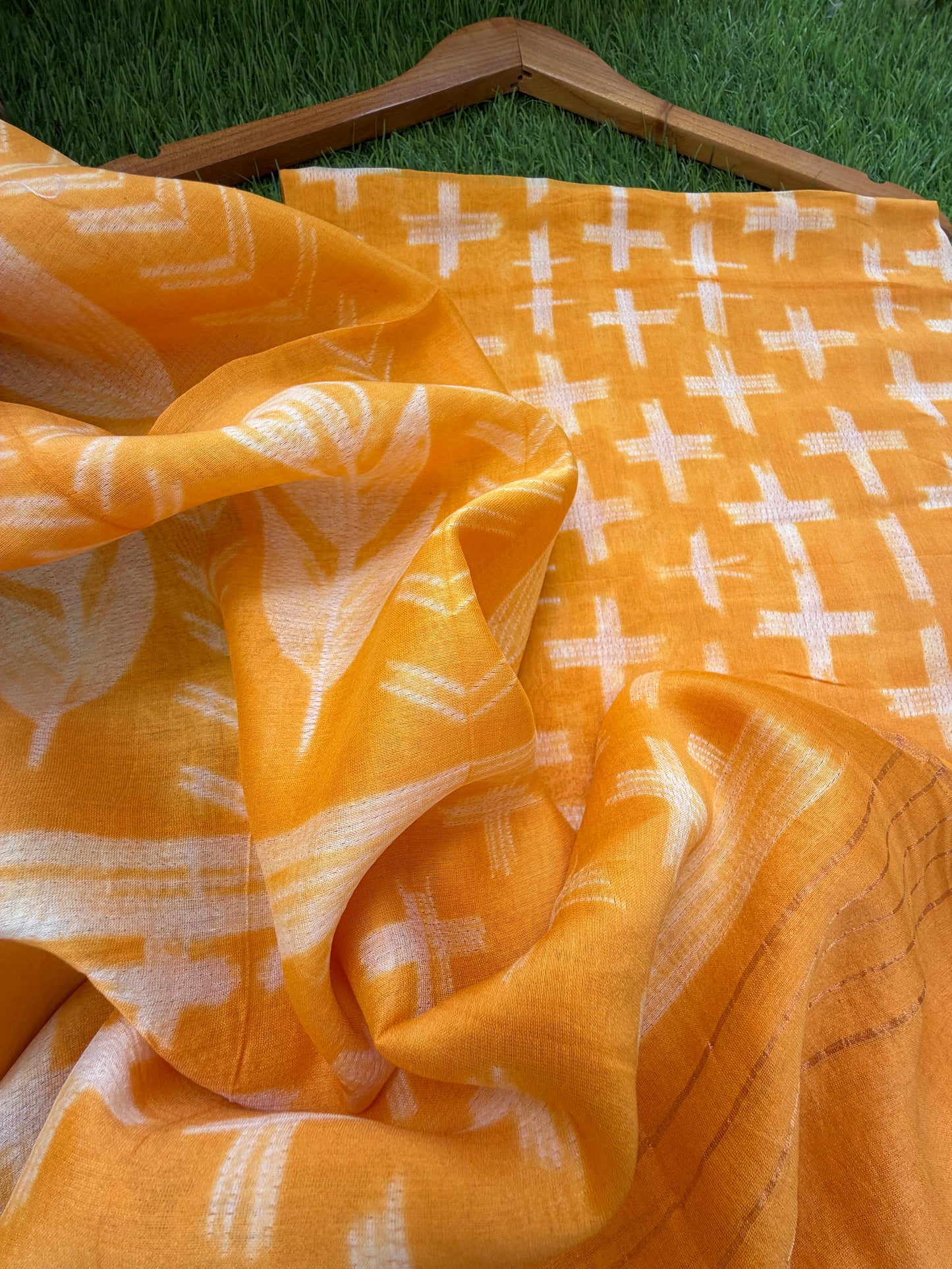 Chanderi Shibori kurta dupatta