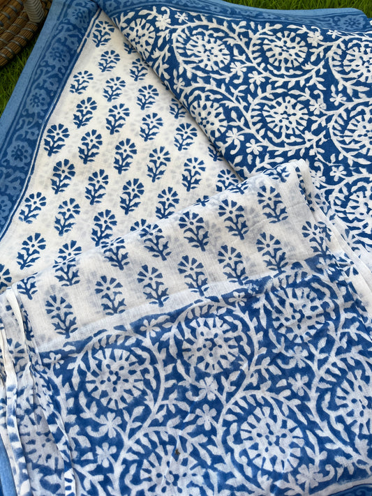 Cotton 3 pc set - kurta Bottom Dupatta