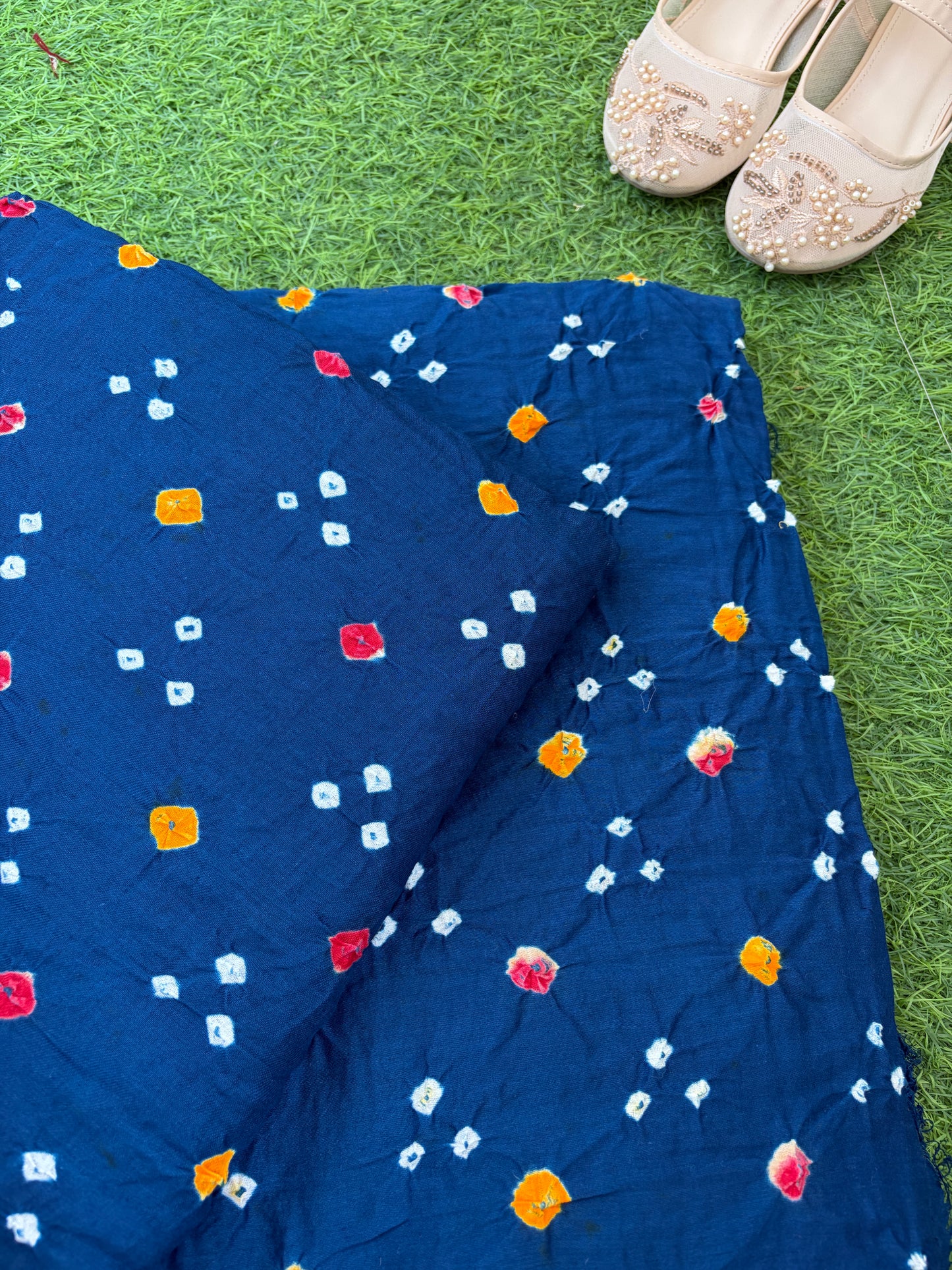 Cotton bandhani kurta