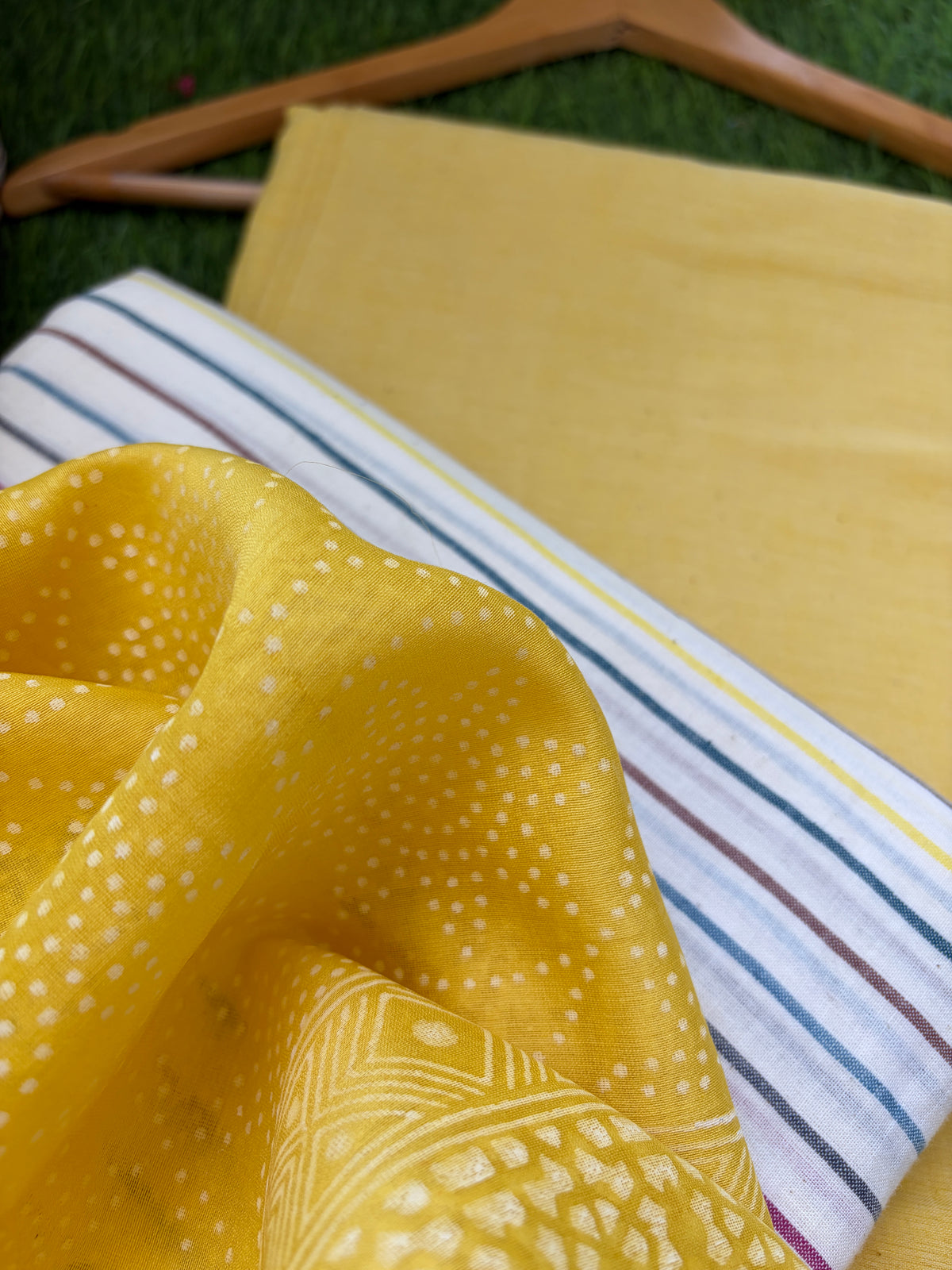 Khadi kurta bottom fabric chanderi dupatta