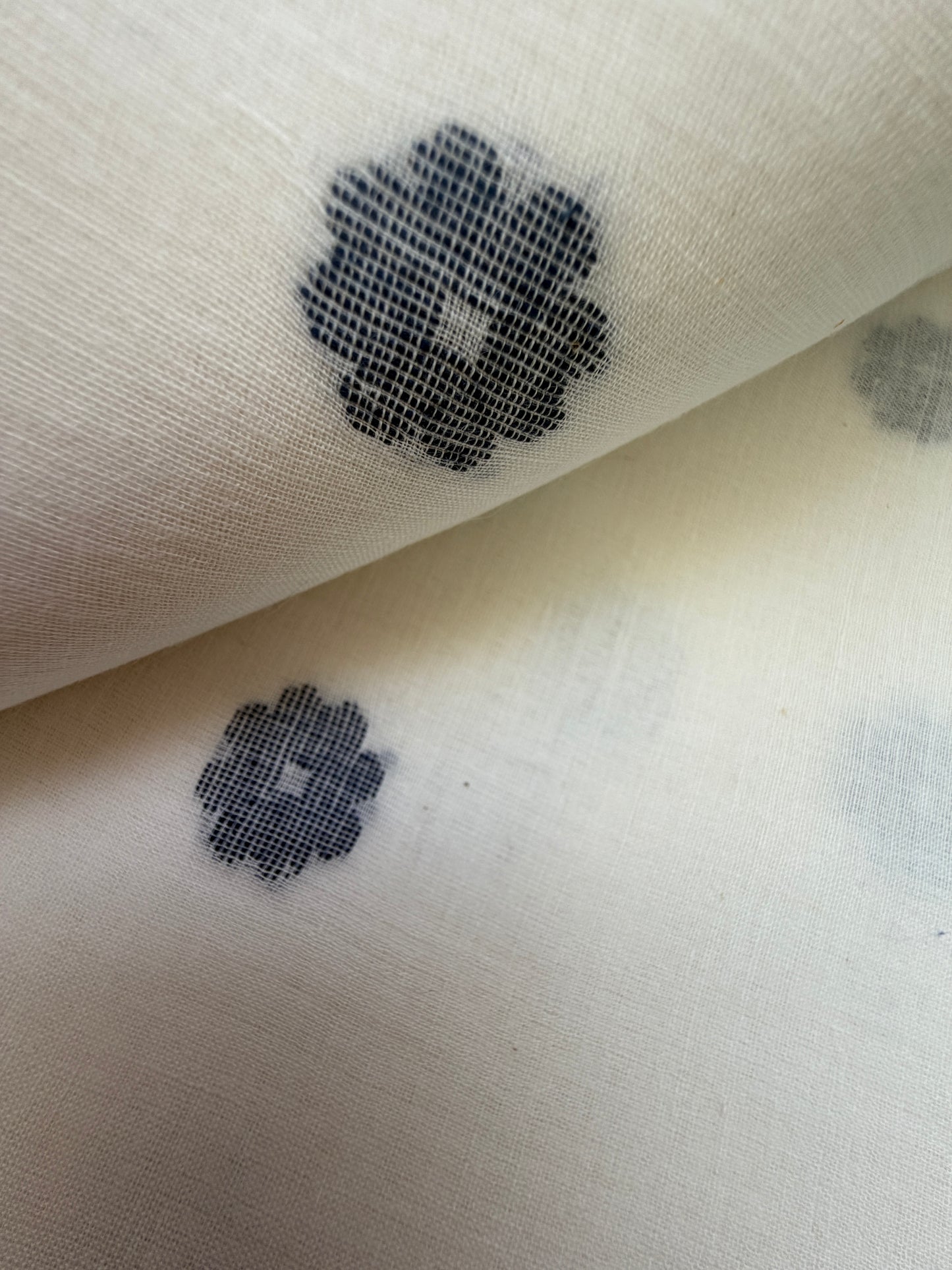Jaamdani mul fabric