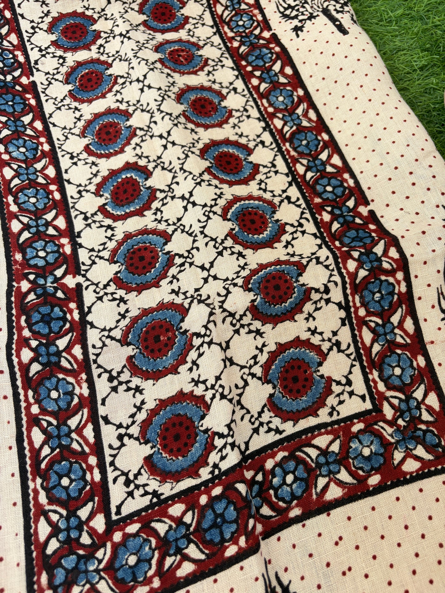 Linen Ajrakh Kurta