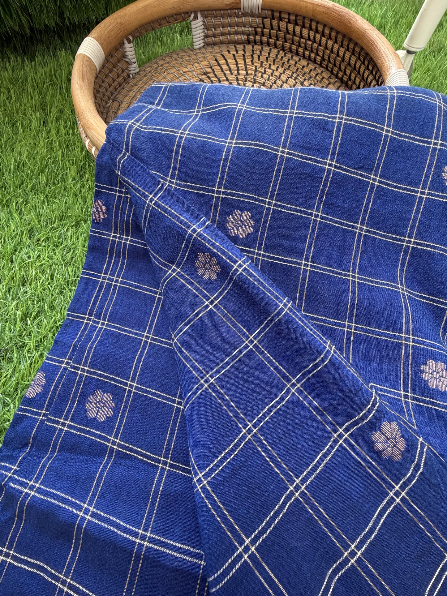 Jaamdani mul fabric