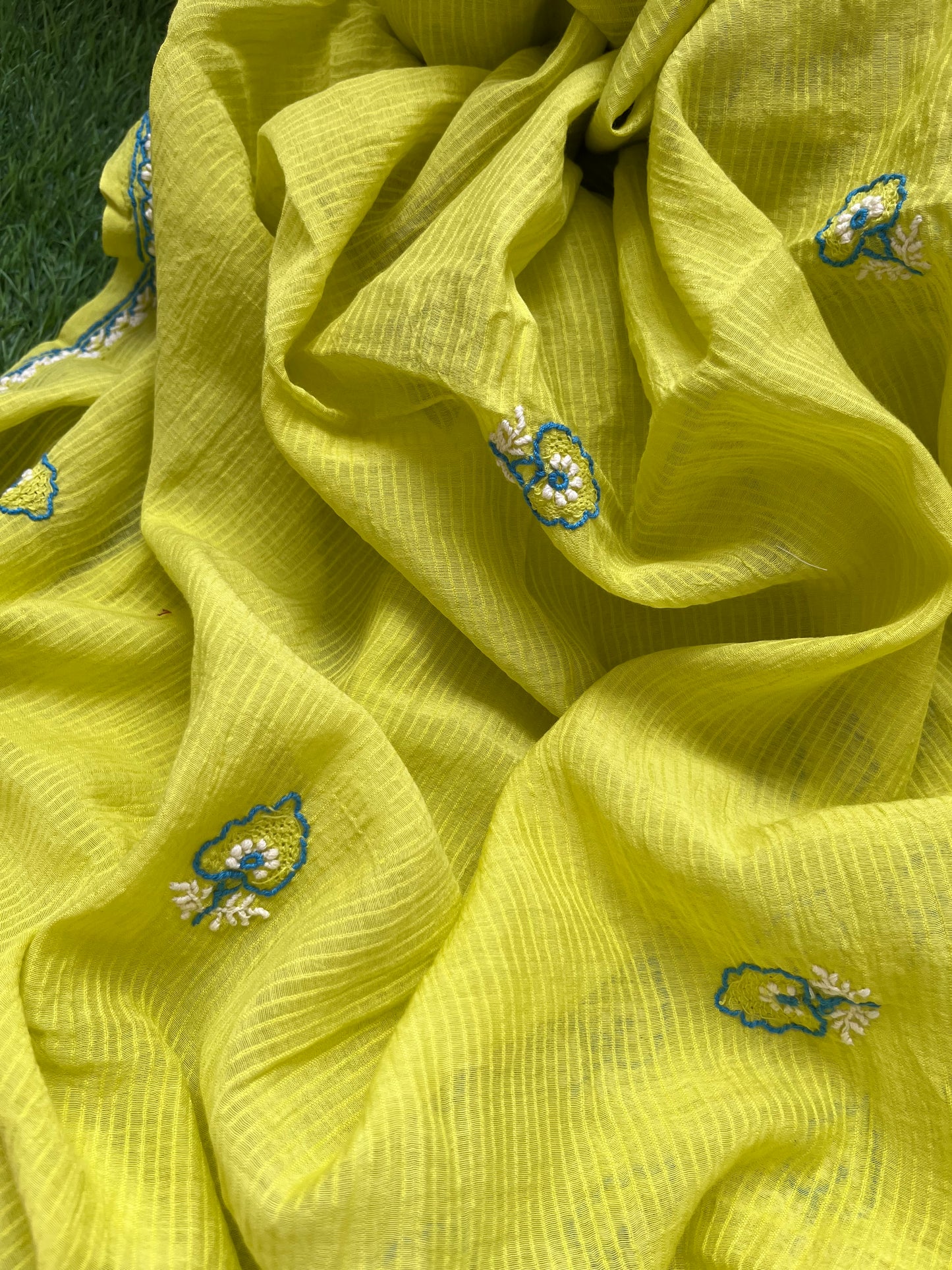 Chanderi Chikankari Kurta Dupatta