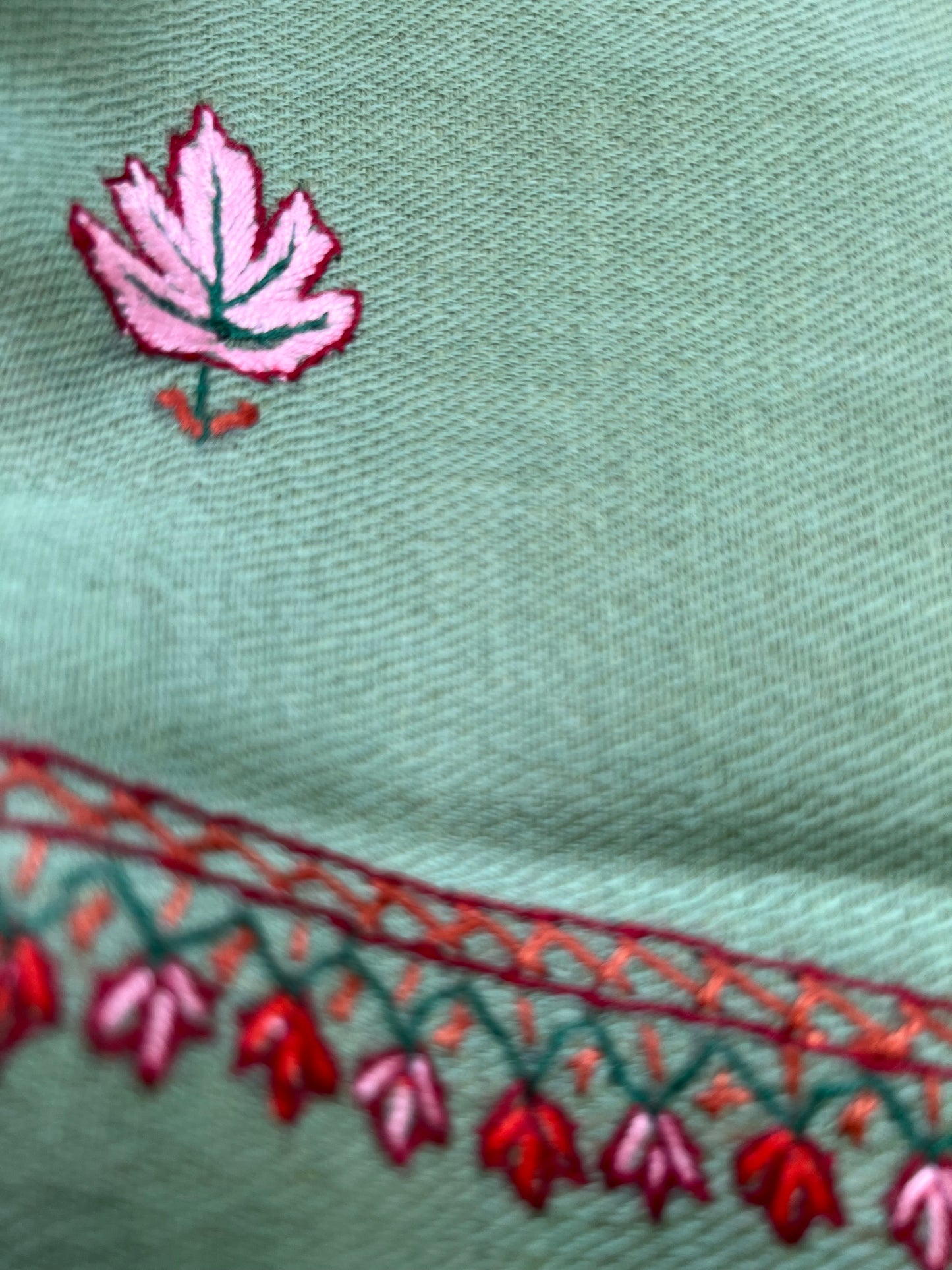 Woollen hand embroidered suit