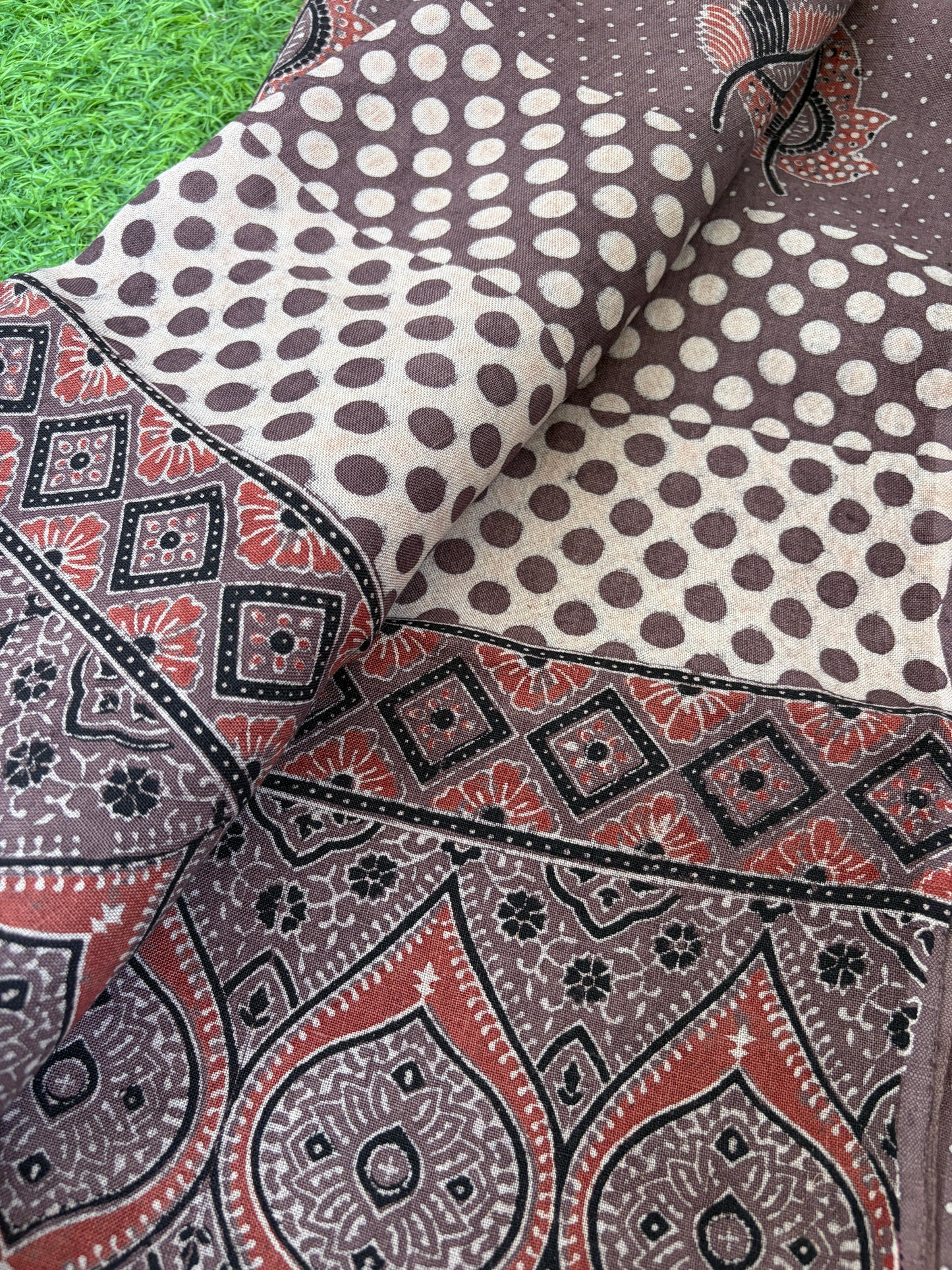 Linen Ajrakh Kurta