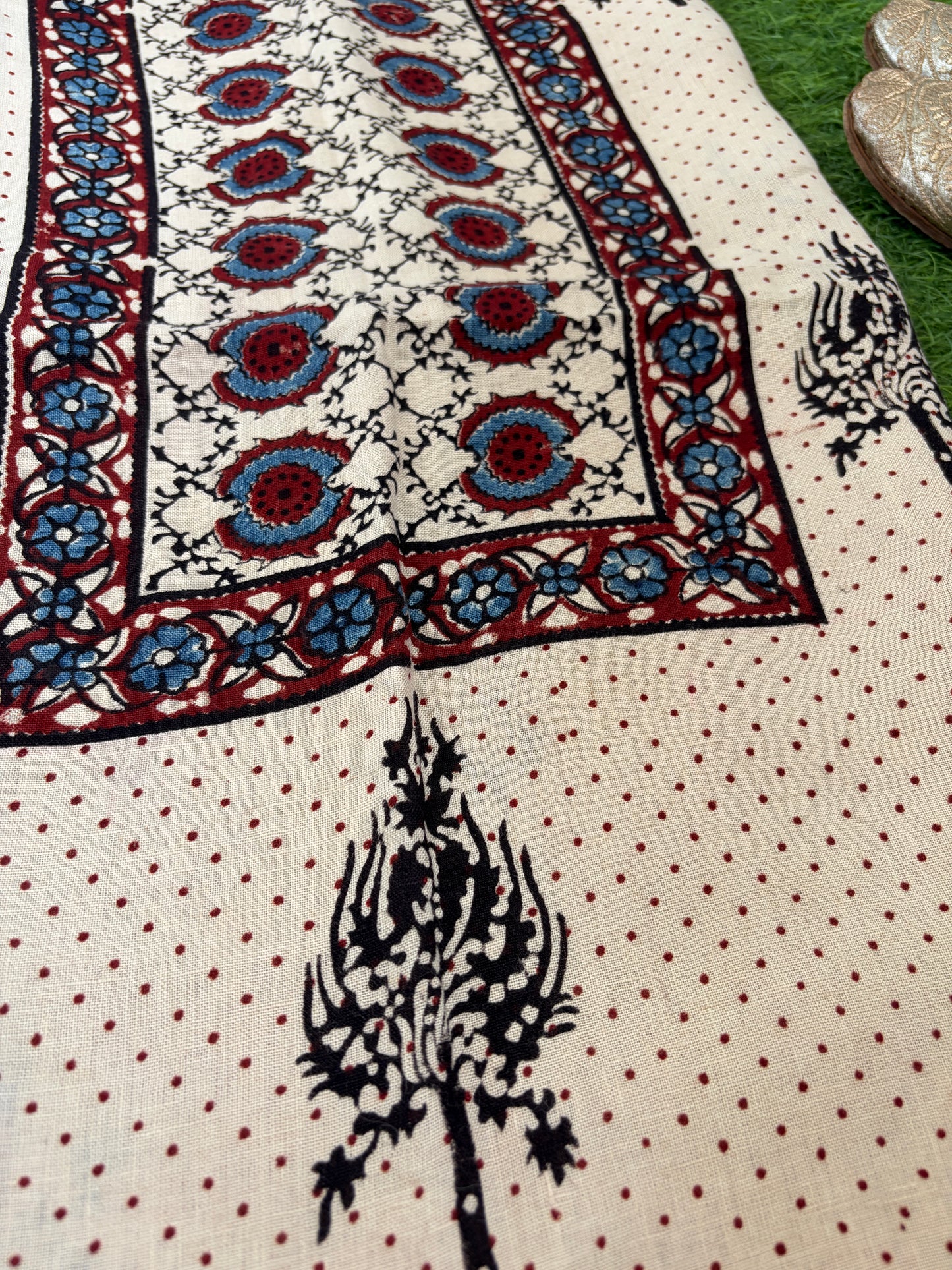 Linen Ajrakh Kurta