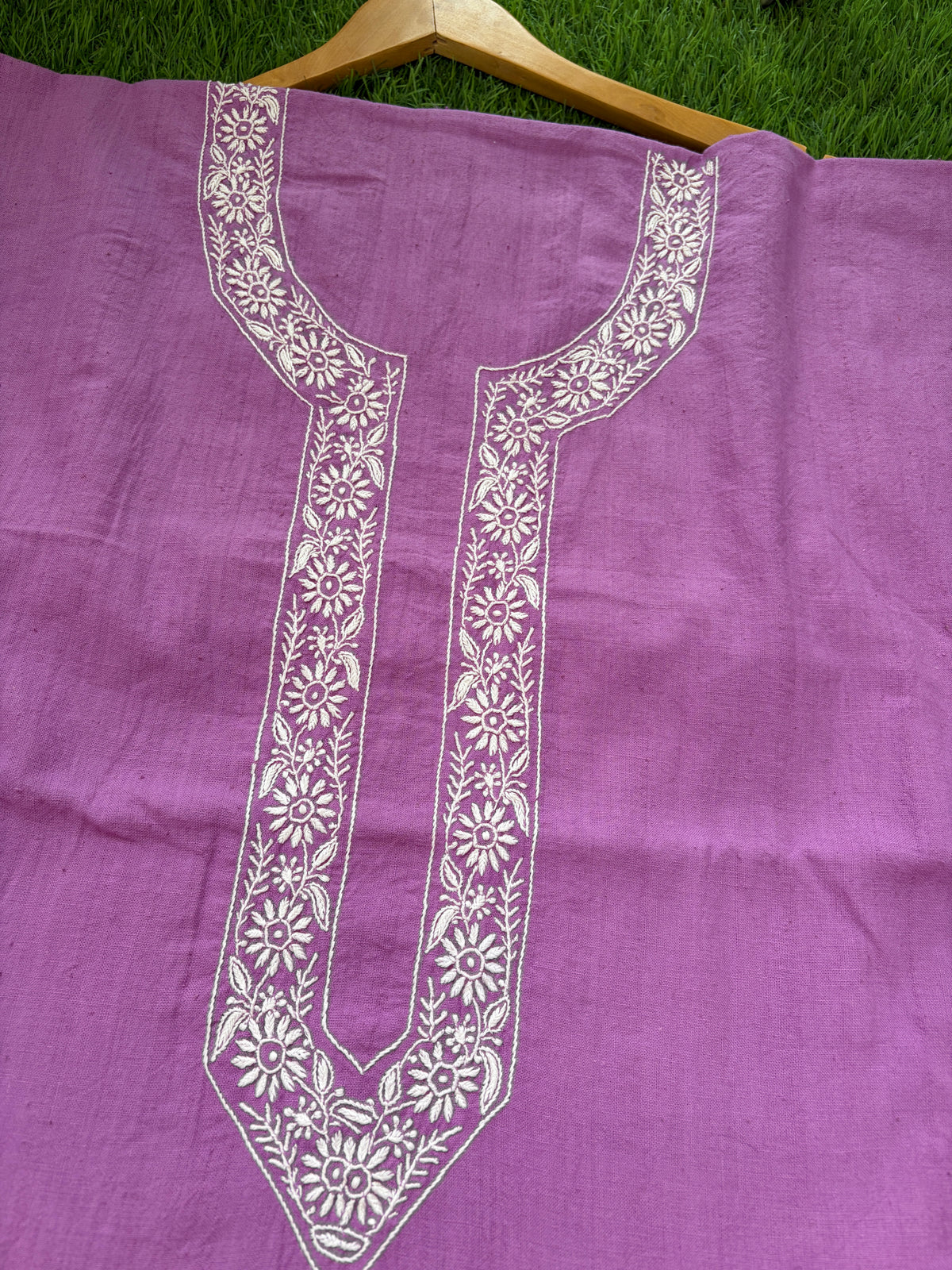 Pure handwoven khadi Kurta