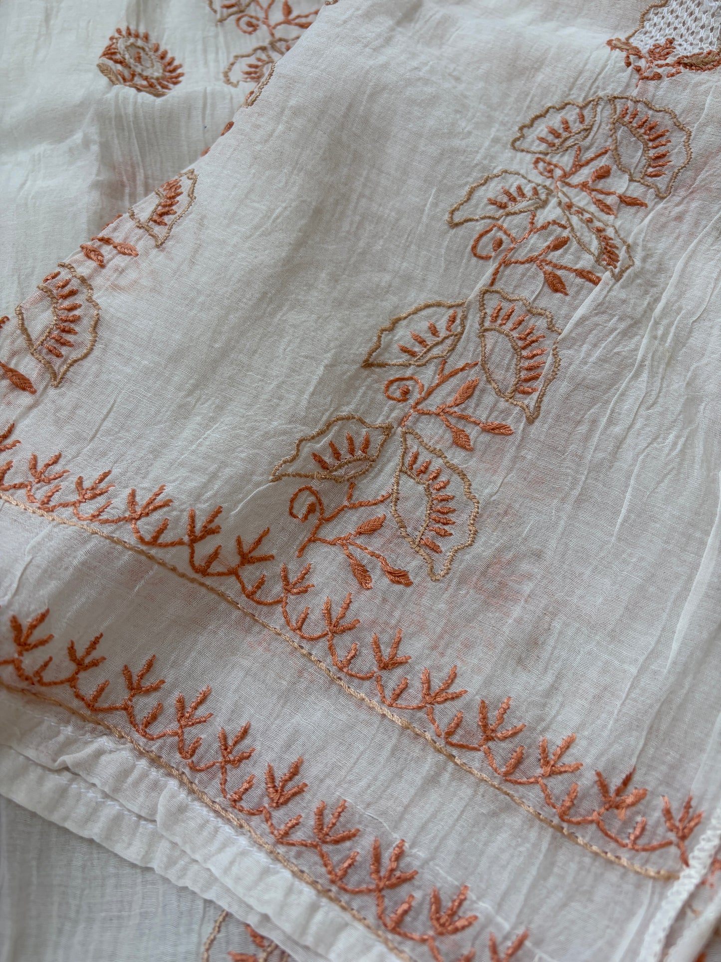 Chanderi Chikankari Kurta Dupatta