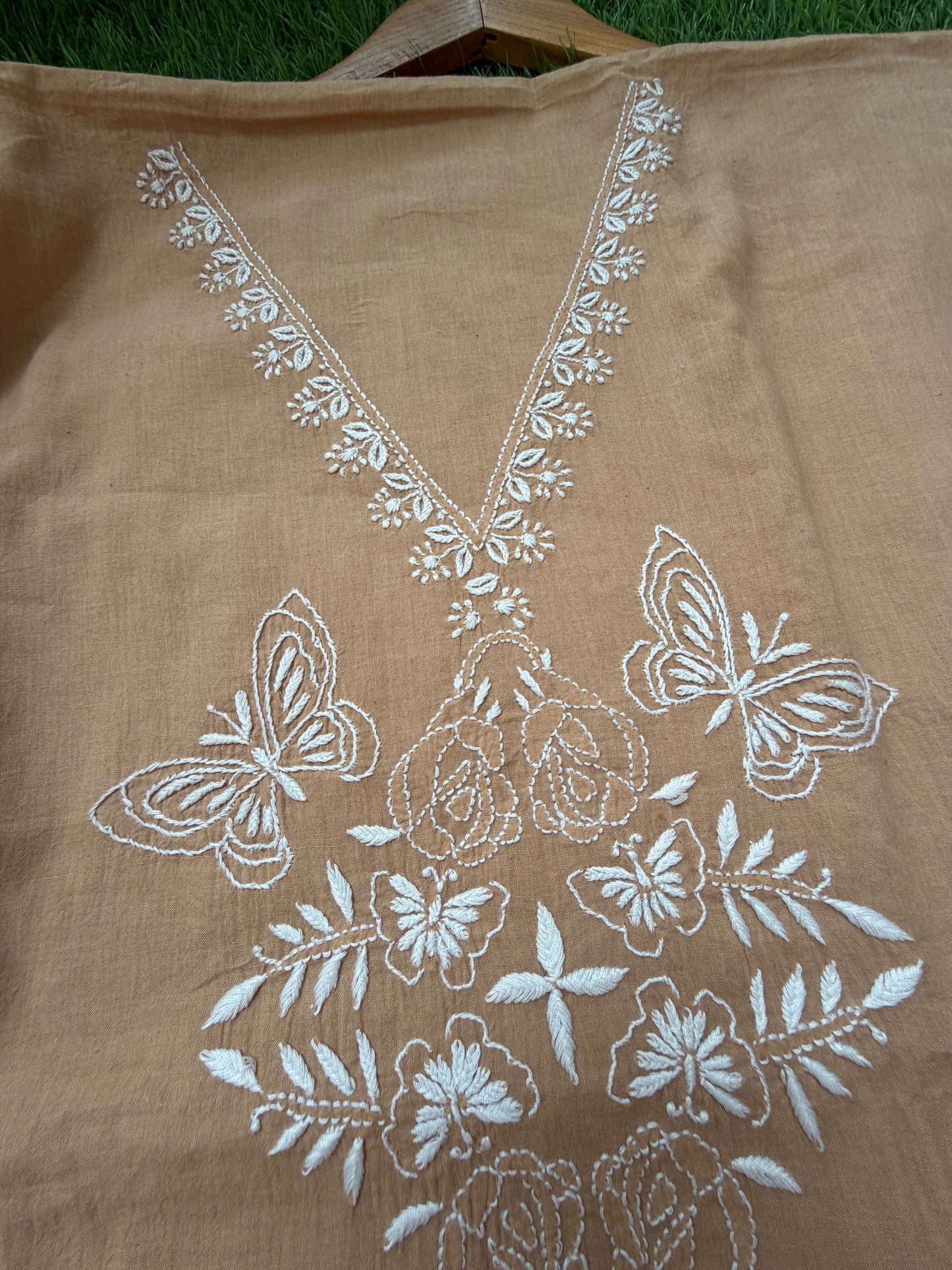 Kala cotton chikan Kurta
