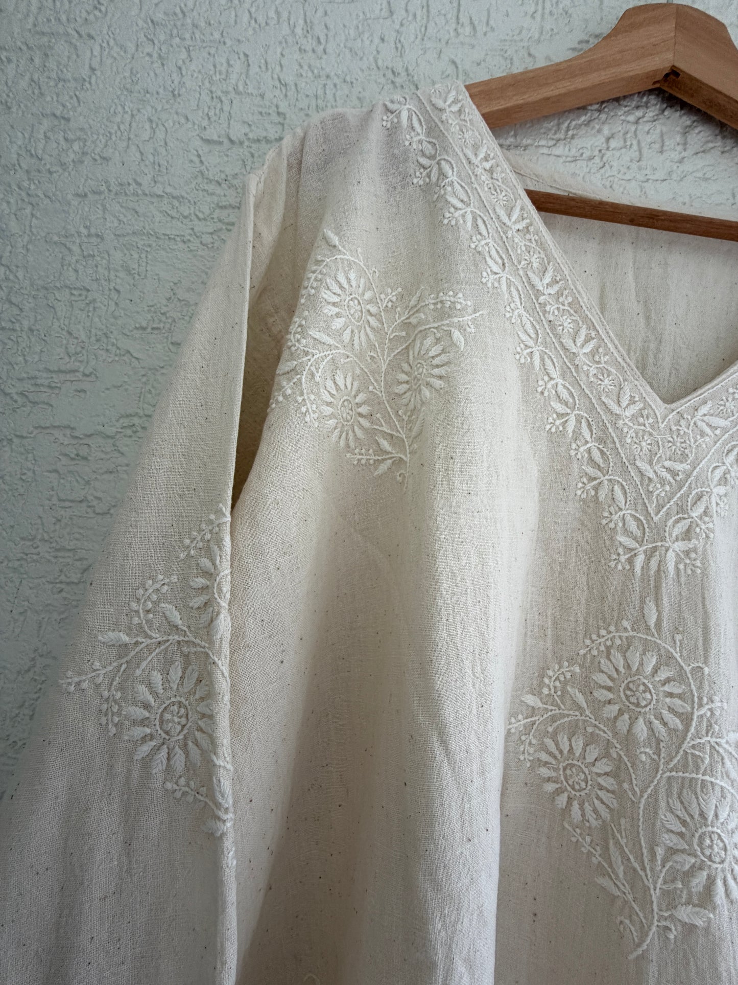 Kala cotton Kurta ( Semi Stitched)
