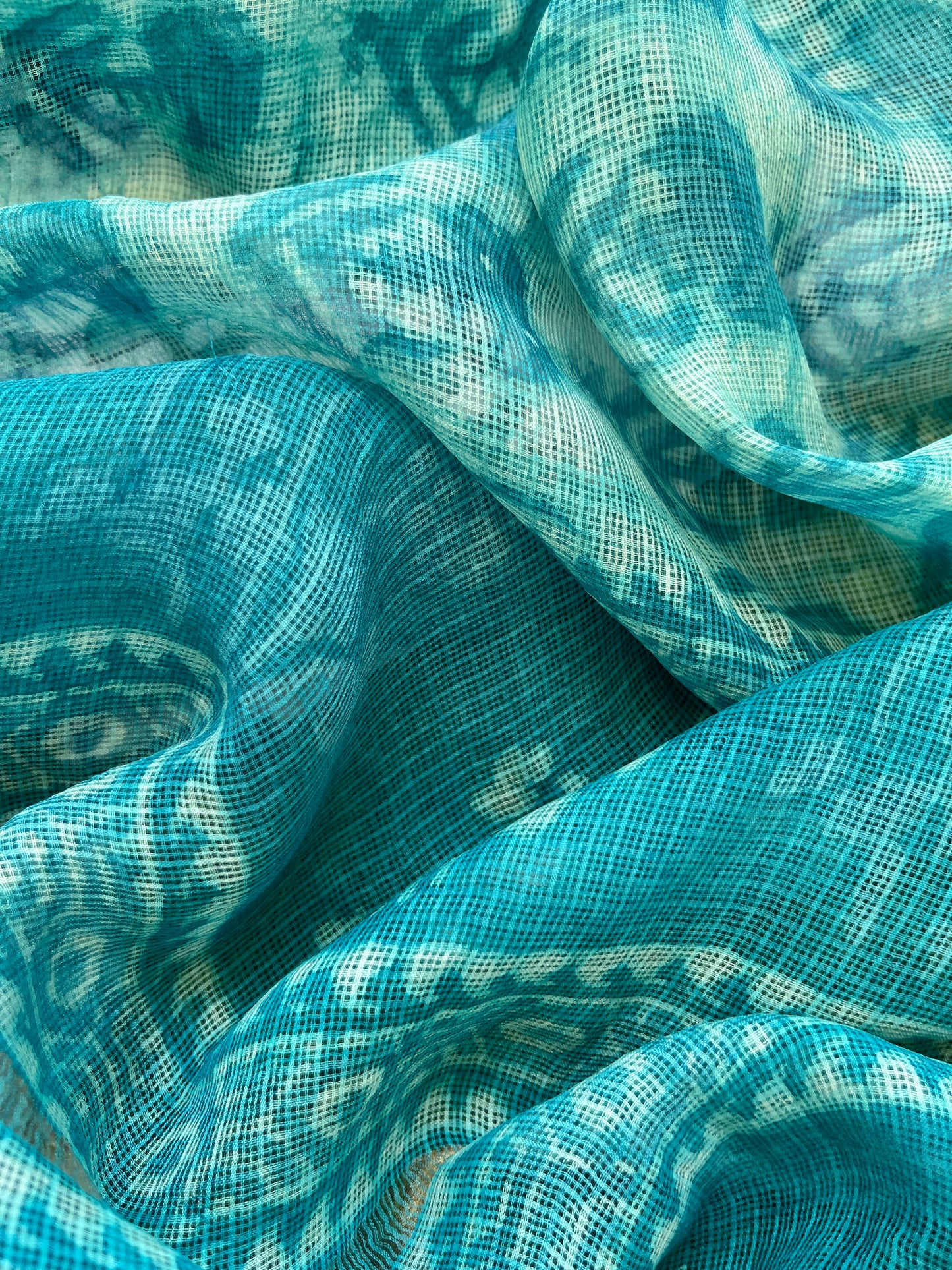 Cotton kurta bottom Kota silk dupatta