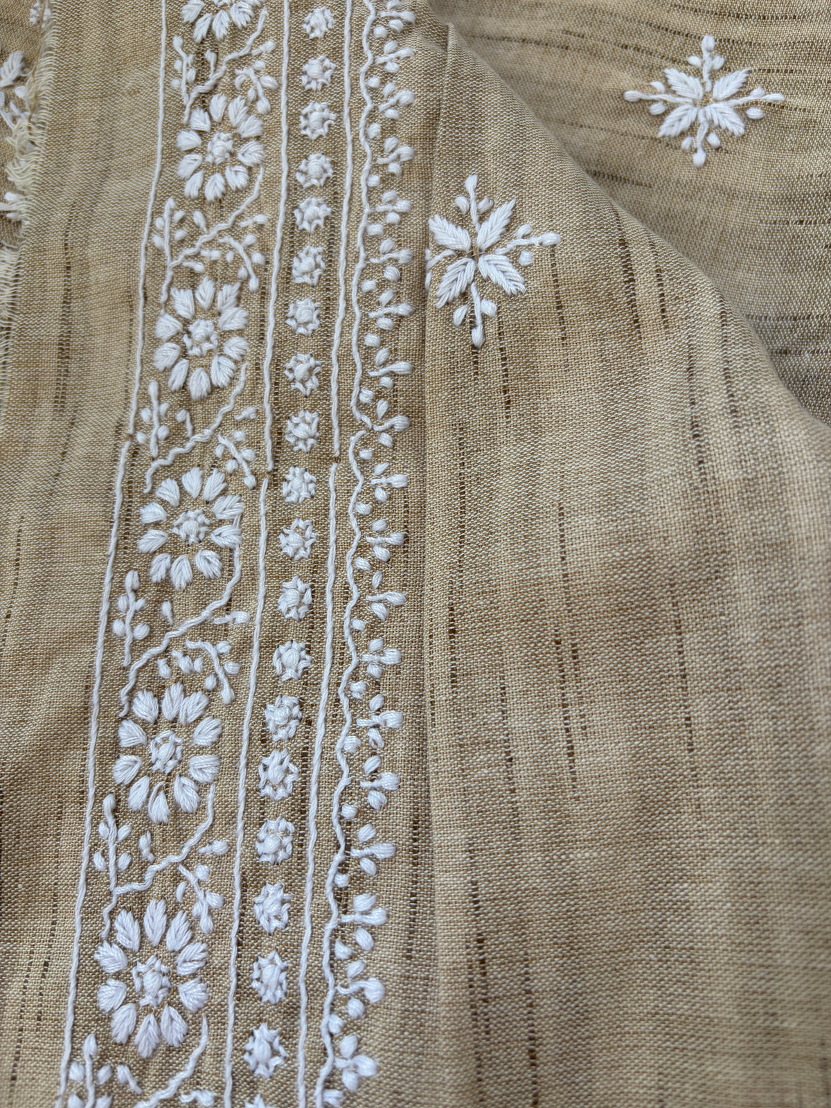 Chikankari khadi Kurta