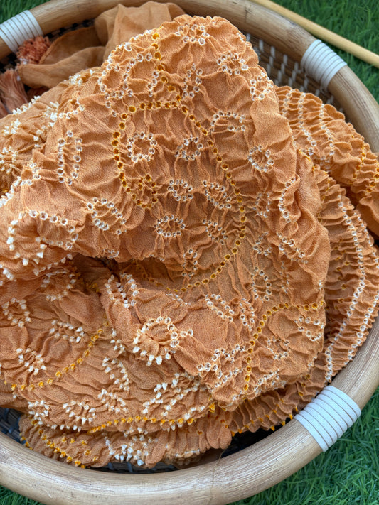 Bandhani chinon Dupatta