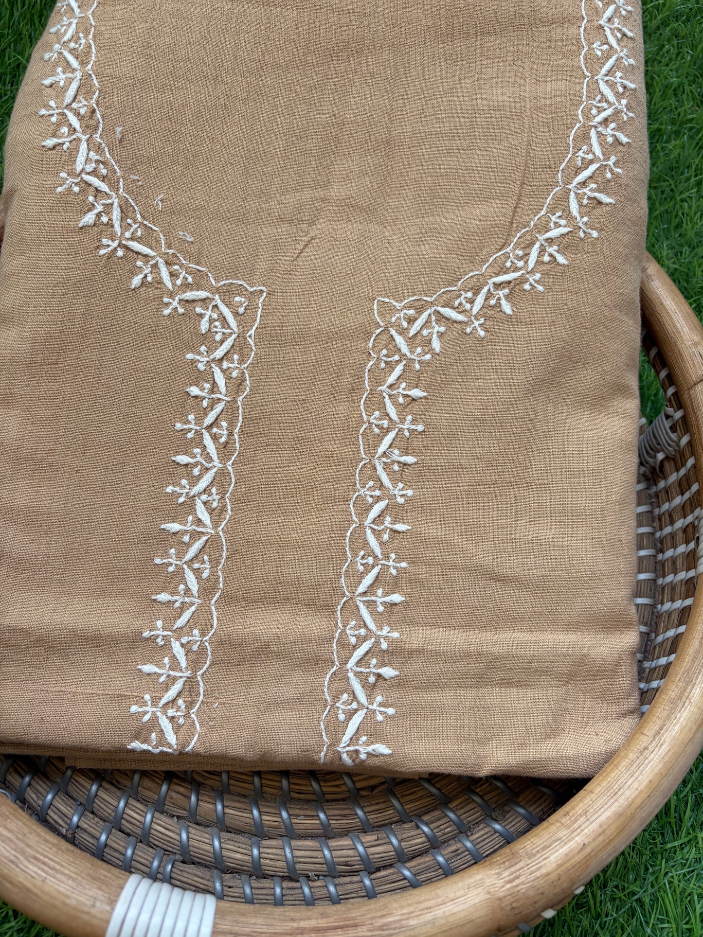Pure handwoven khadi Kurta
