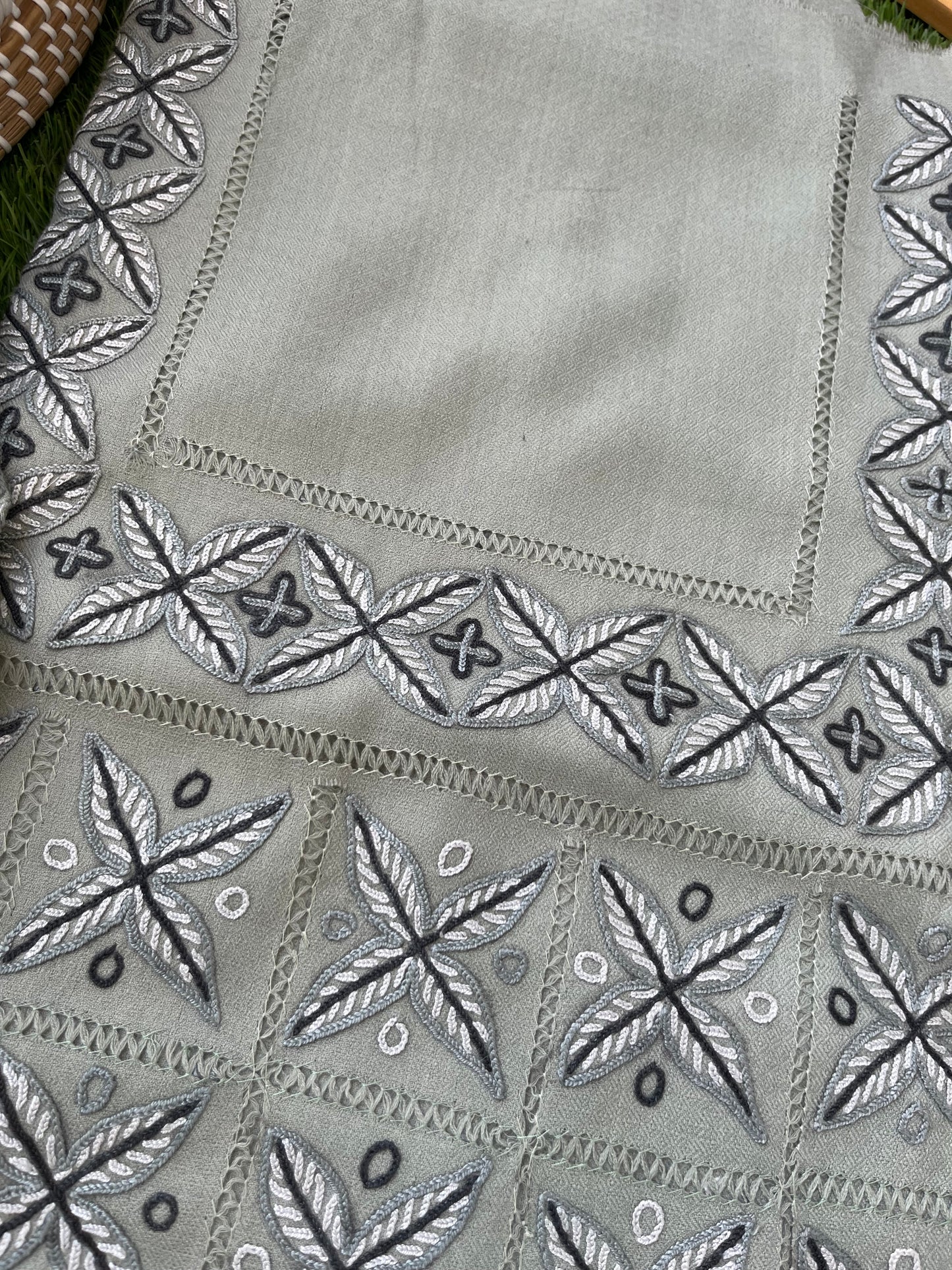 Woollen hand embroidered suit