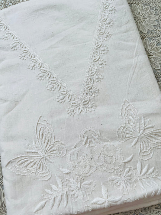 Kala cotton chikan kurta