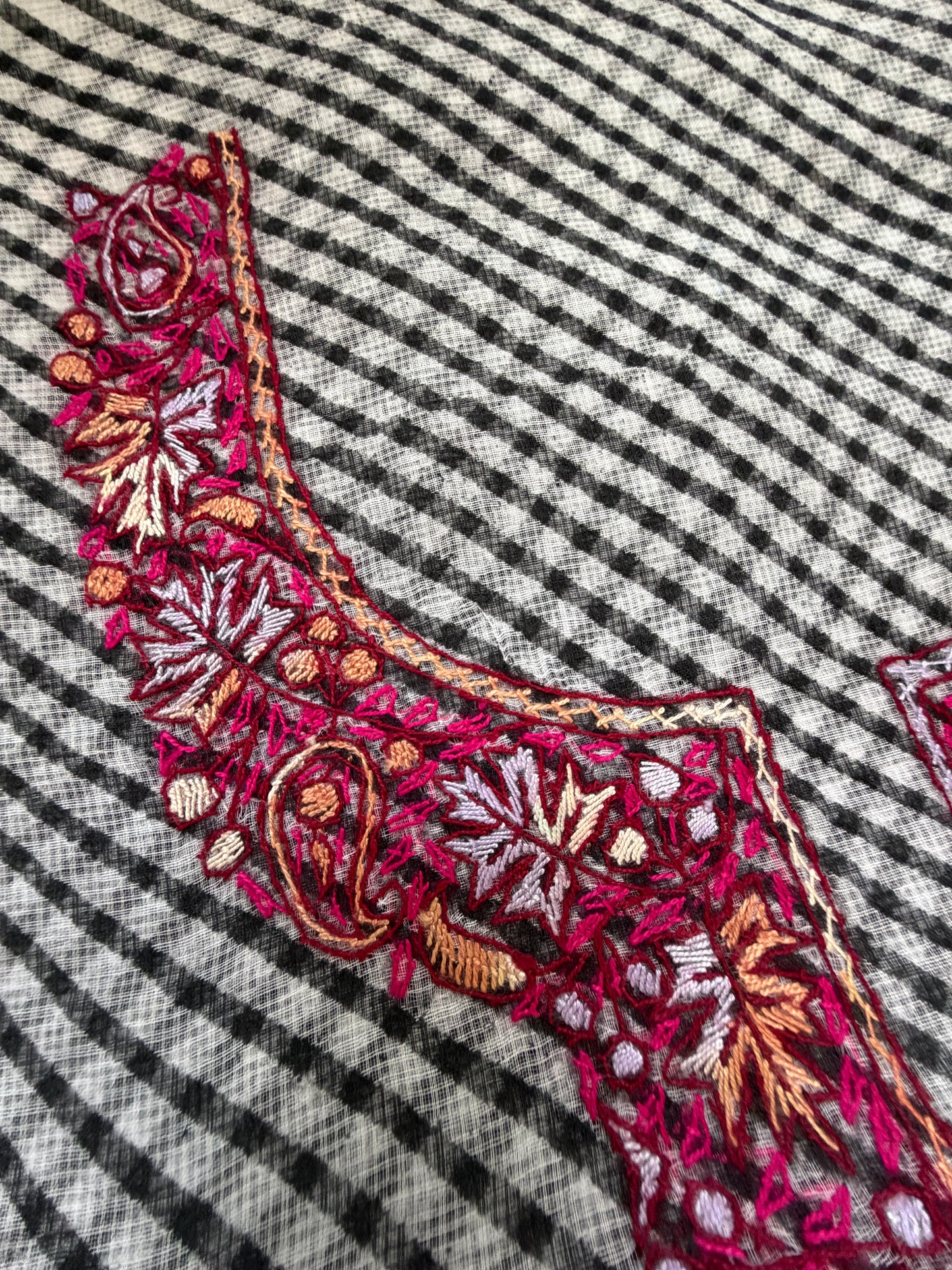 Kota kashmiri work kurta Dupatta