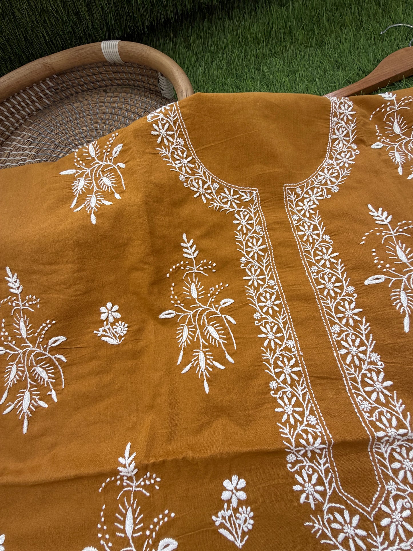 Chikankari cotton Kurta