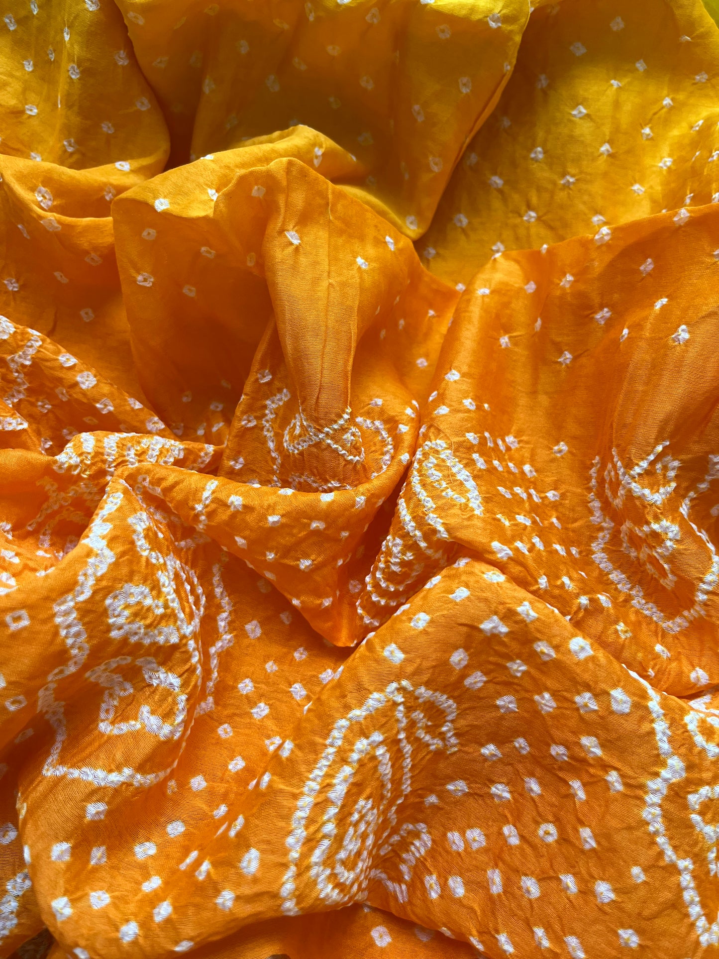 Chanderi Bandhani kurta dupatta