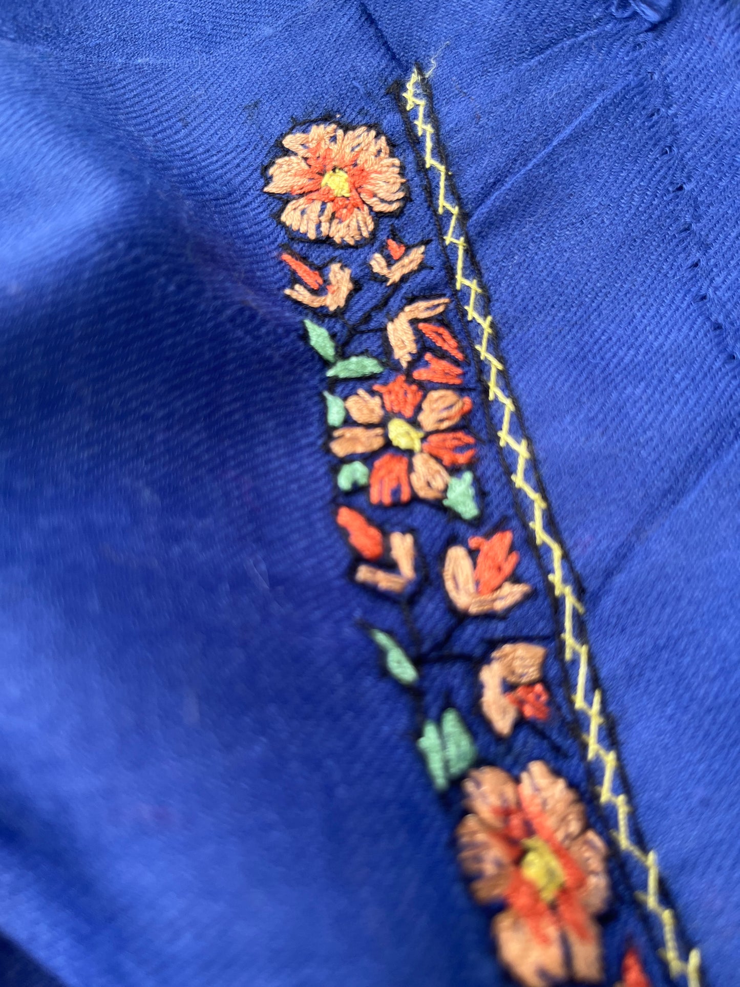Woollen hand embroidered suit