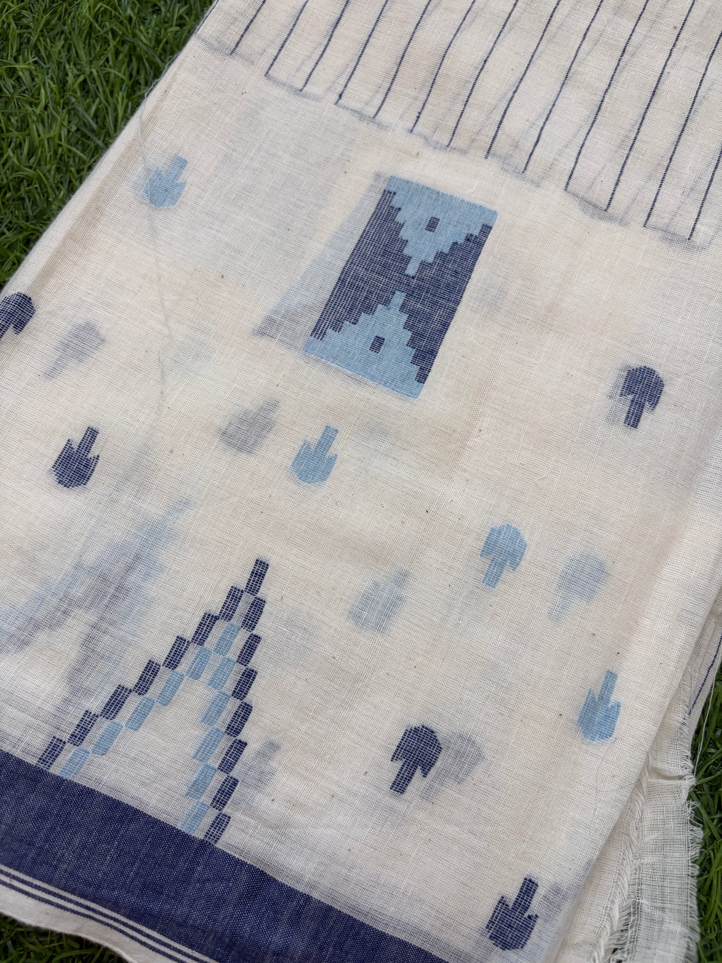 Jaamdani mul fabric