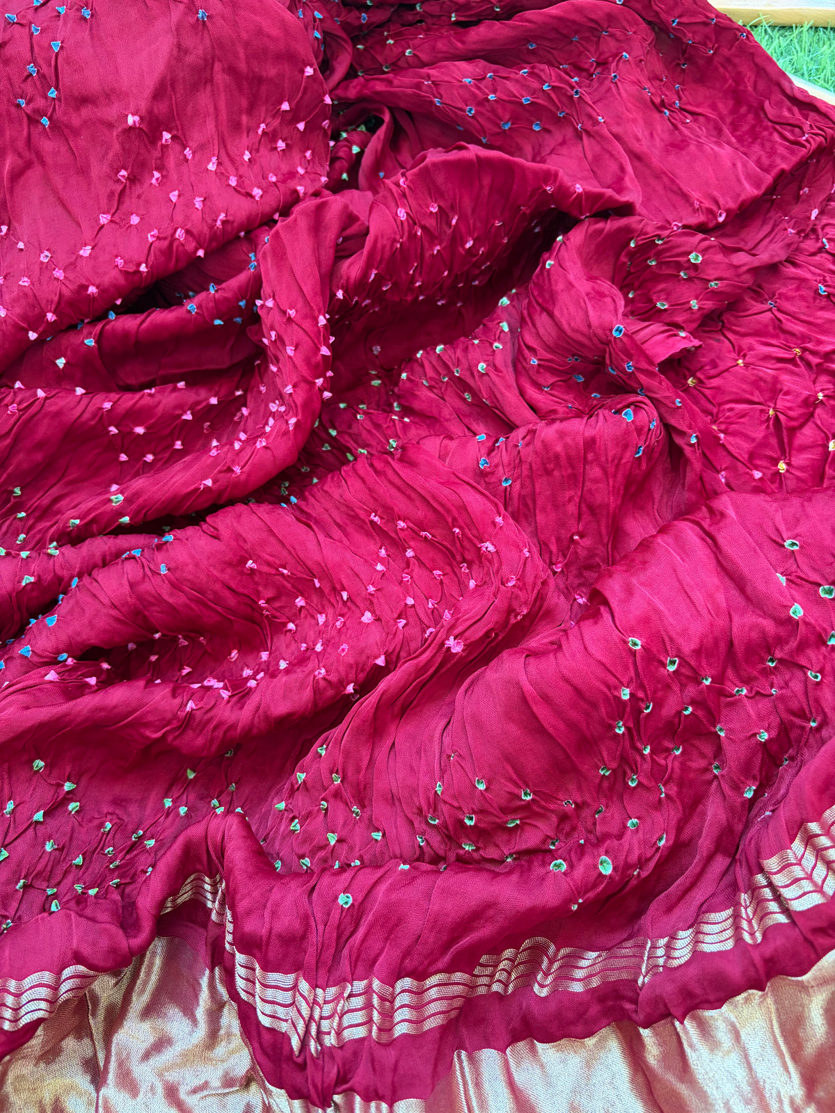 Modal Bandhani kurta bottom dupatta
