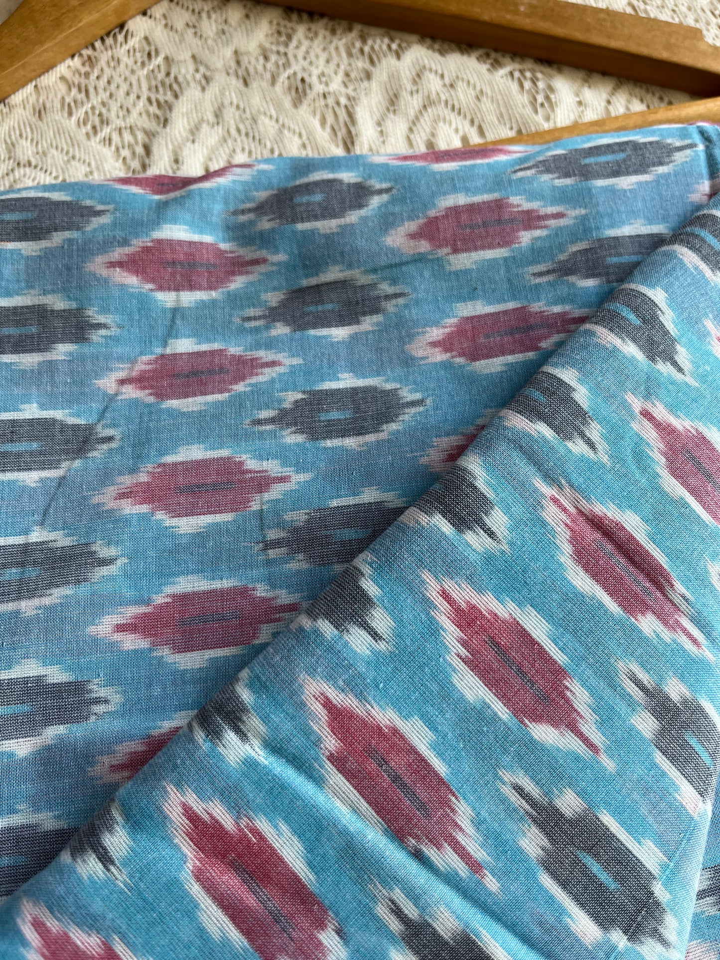 Mercerised Cotton Ikkat