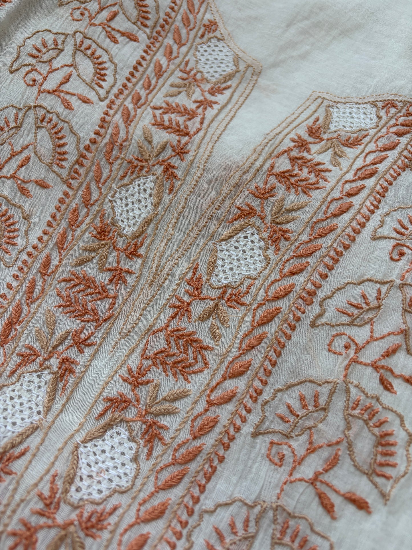 Chanderi Chikankari Kurta Dupatta