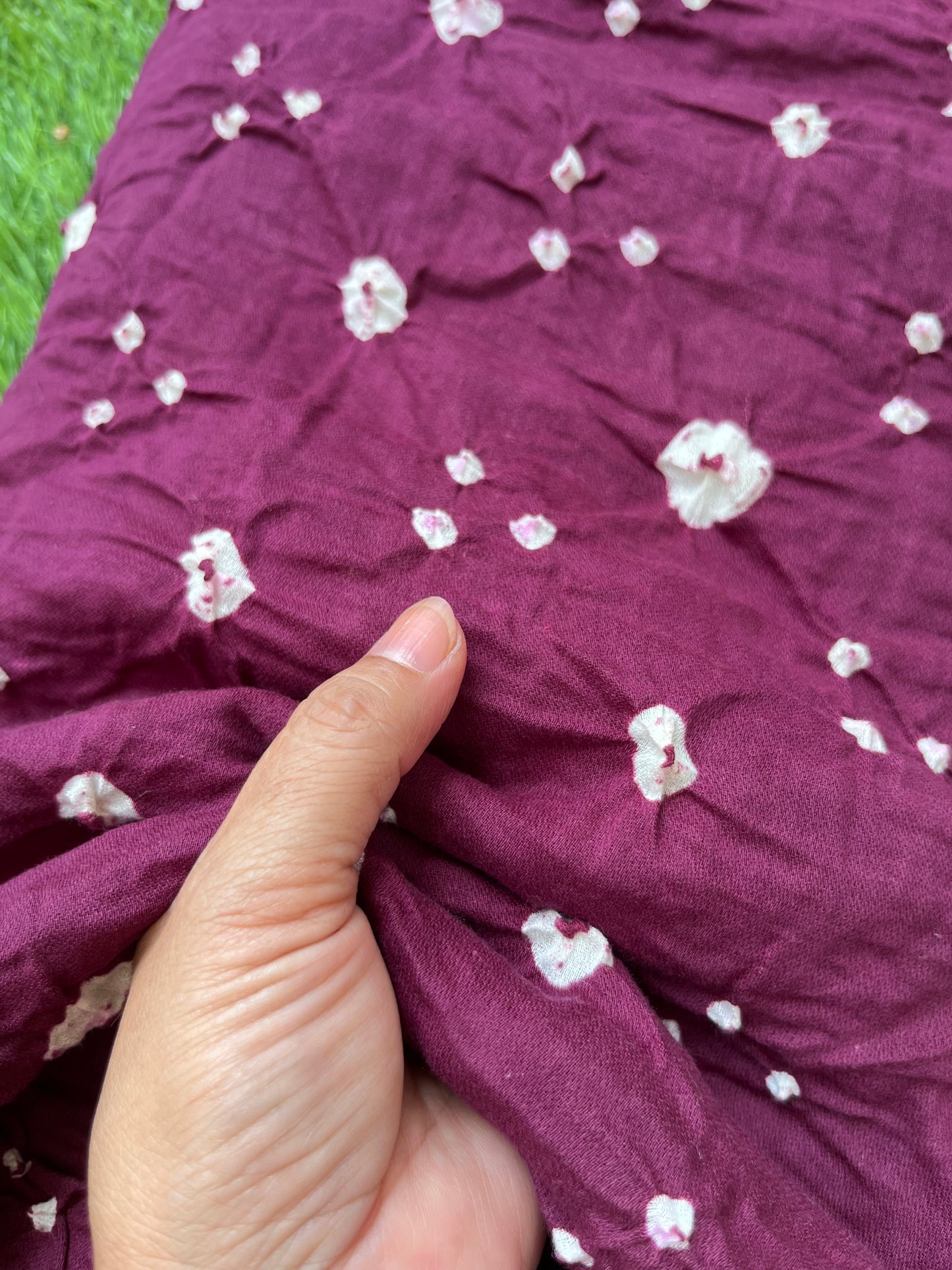 Cotton bandhani kurta