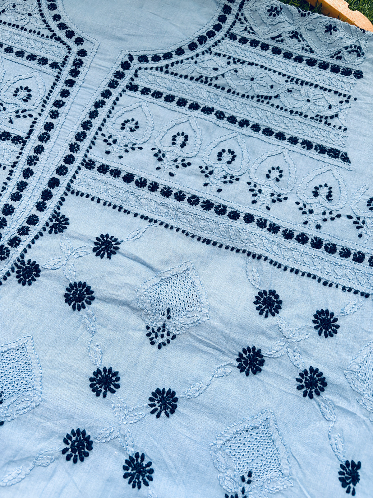 Chikankari cotton Kurta