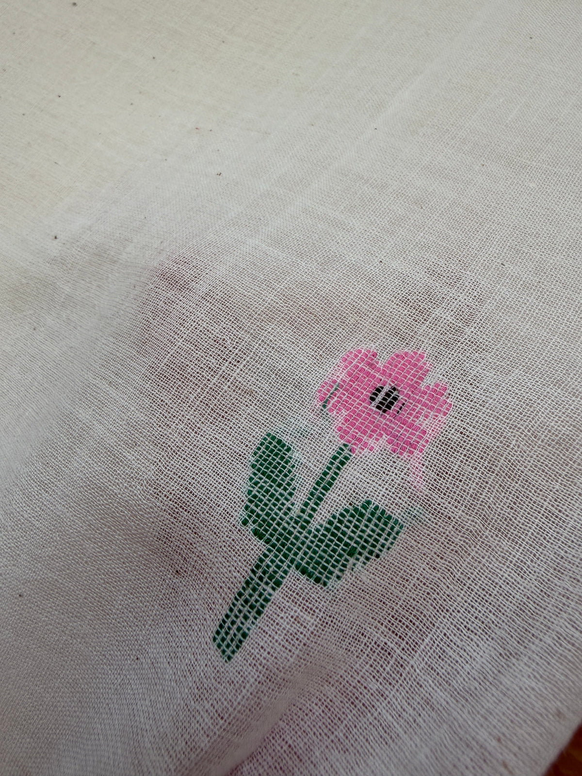 Jaamdani mul fabric