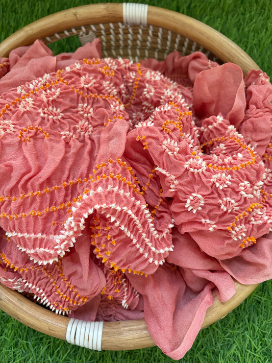 Bandhani chinon Dupatta
