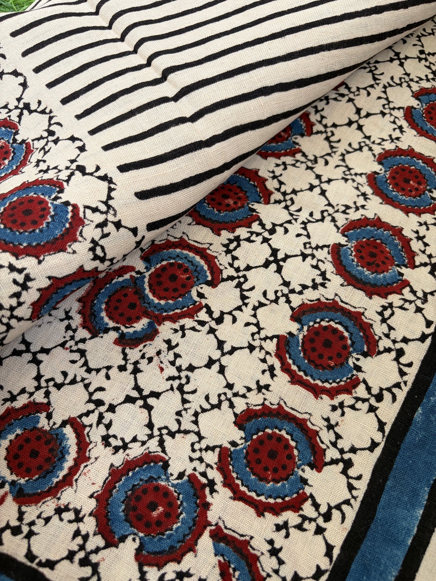 Linen Ajrakh Kurta