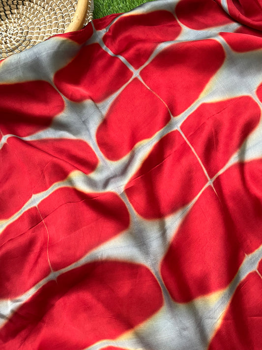 Modal Silk clamp Dye fabric