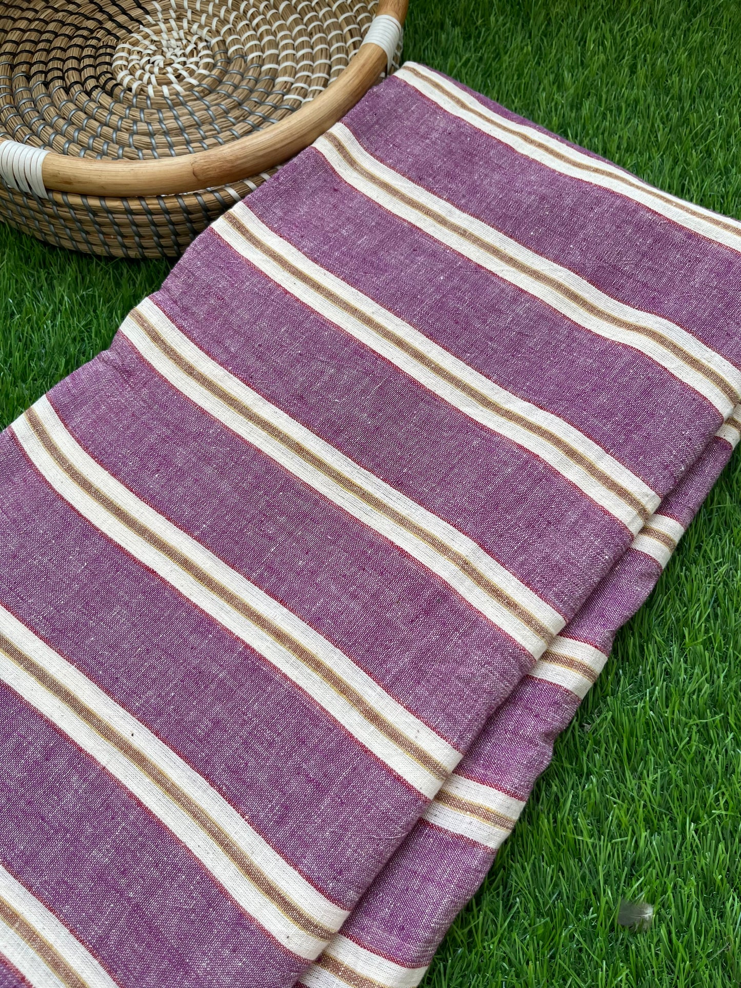 Handwoven organic kala Cotton fabric