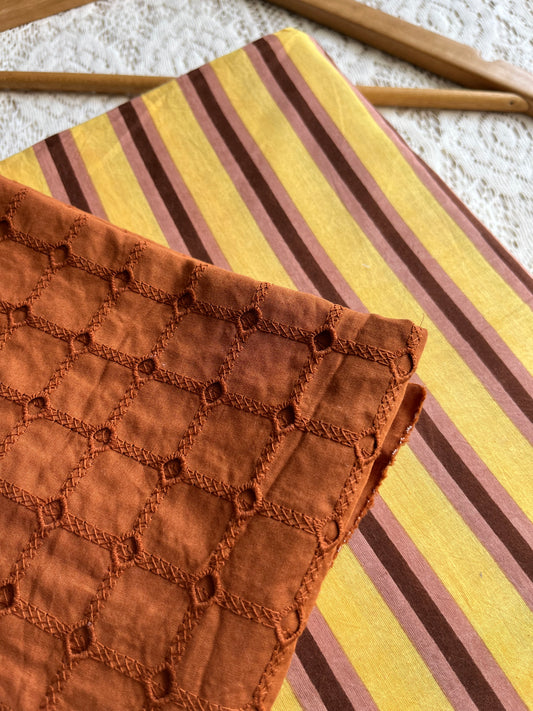 Cotton kurta fabric hakoba Bottom