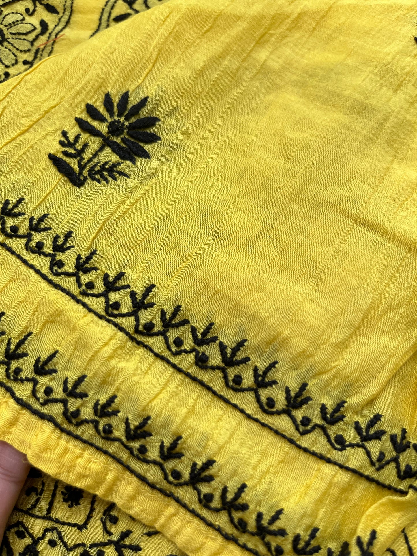 Chanderi Chikankari Kurta Dupatta