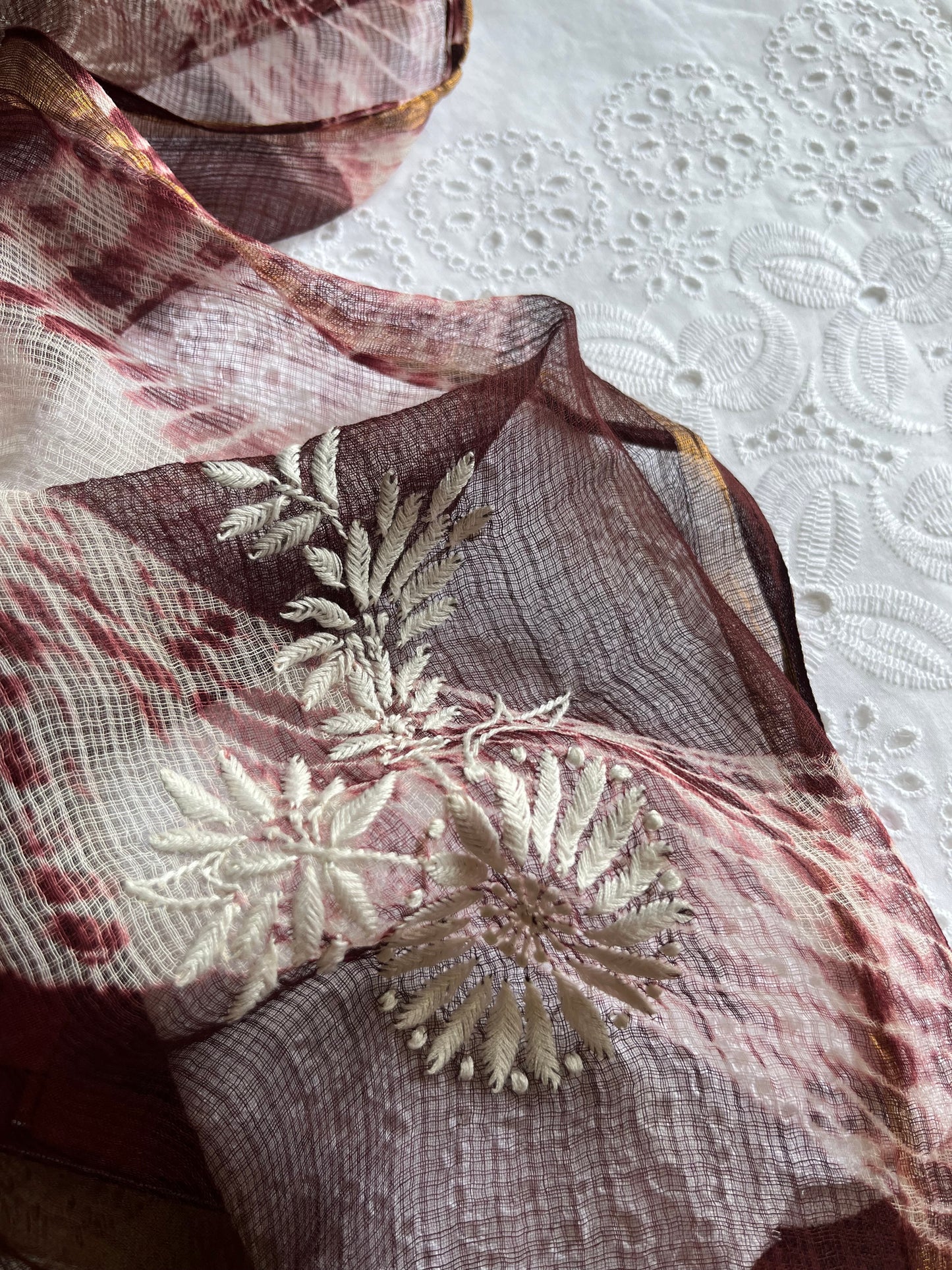 Mangalgiri Cotton kurta hakoba bottom Kota Doria dupatta