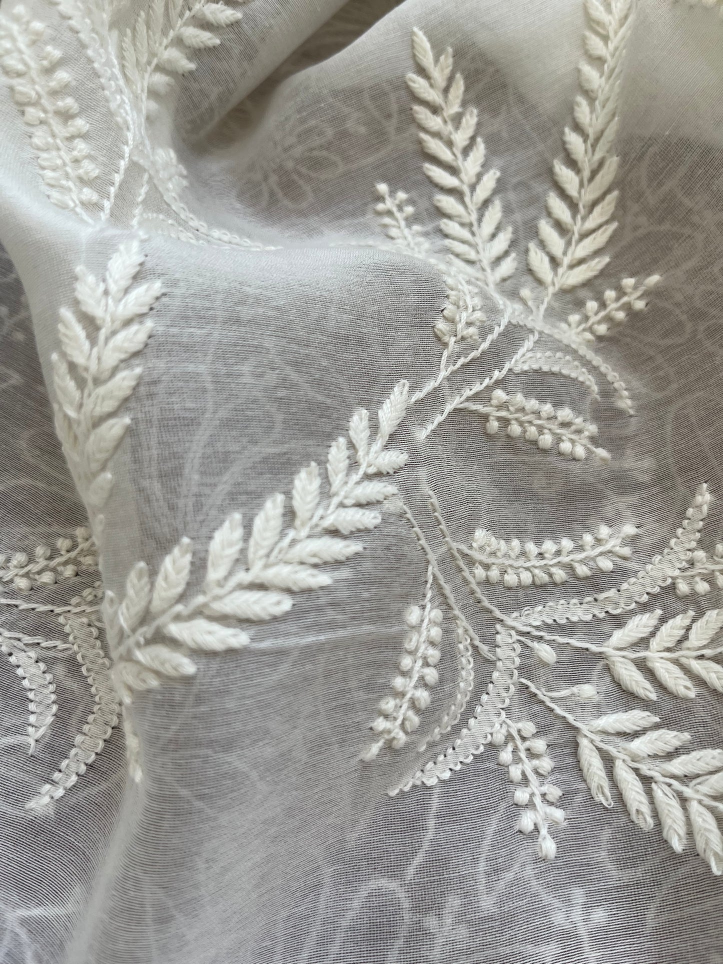 Chanderi Chikankari Kurta Dupatta