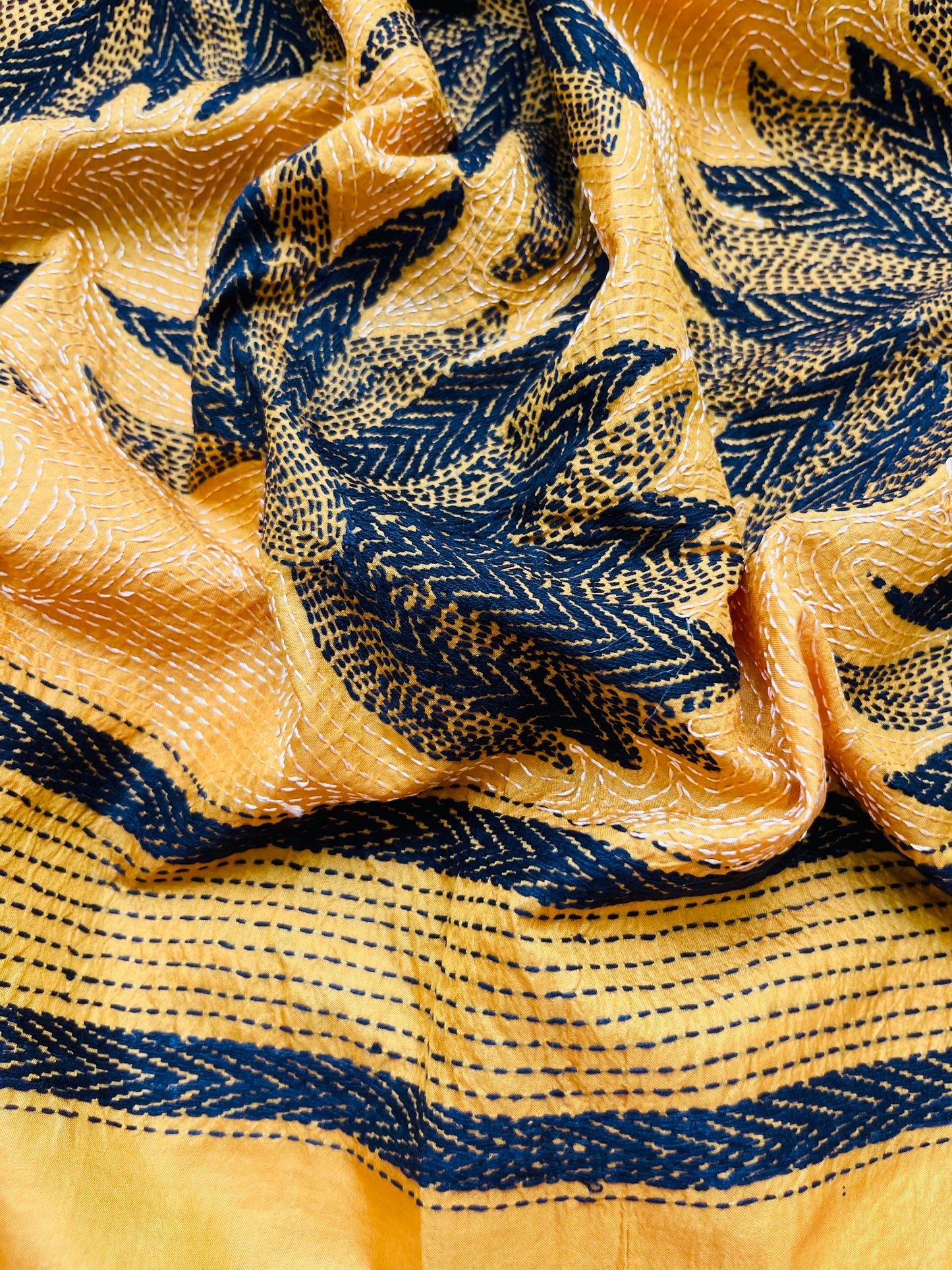 Silk Kantha Dupatta