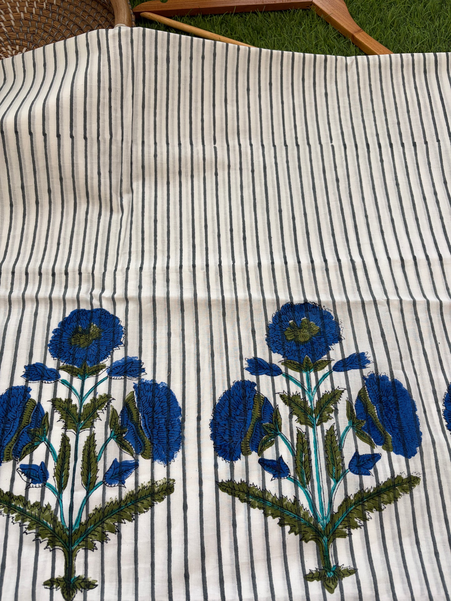 Block print kota Dupatta cotton Kurta bottom
