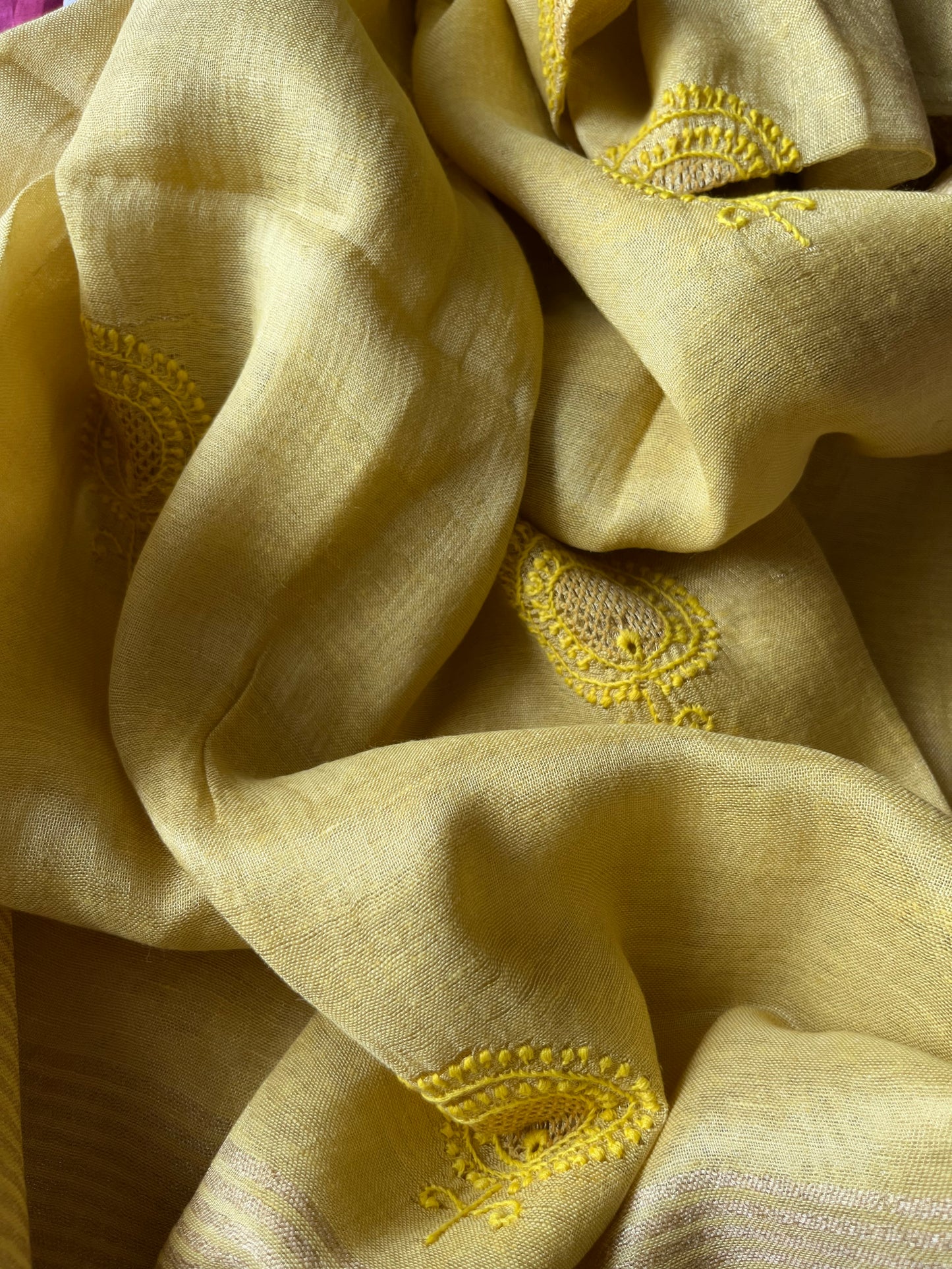 Cotton block print kurta bottom fabric chikan work dupatta