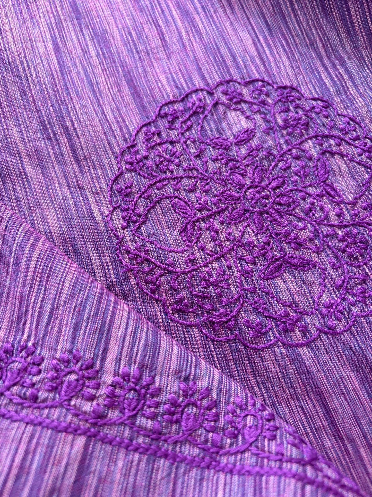 Chikankari mangalgiri cotton Kurta